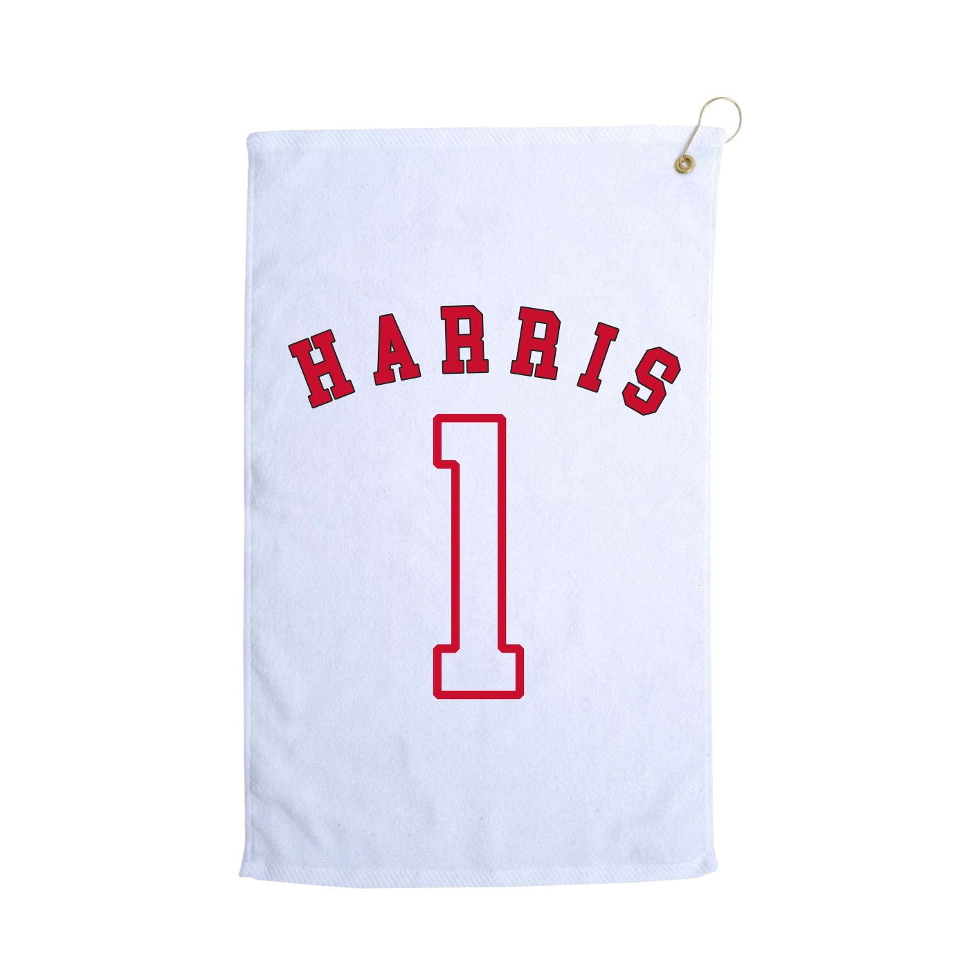 Golf Towel — Shirsey Arch in White