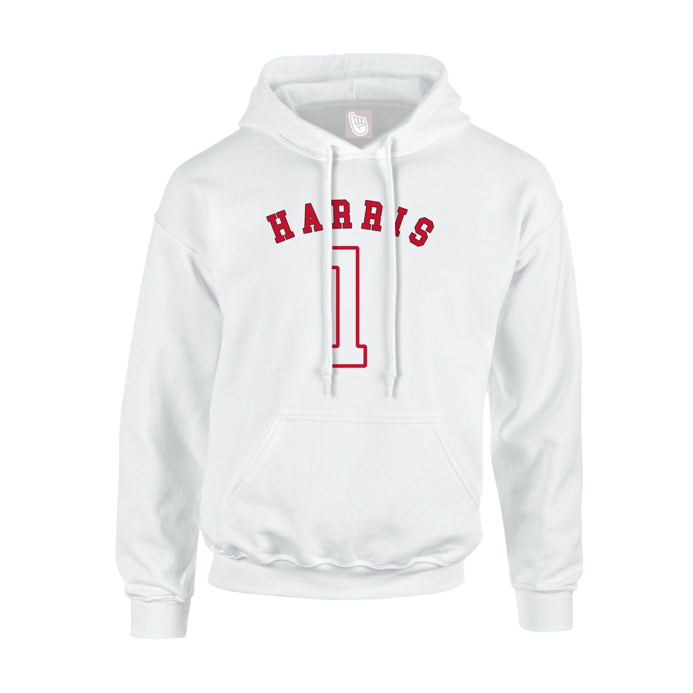 Youth Hoodie — Shirsey Arch in White