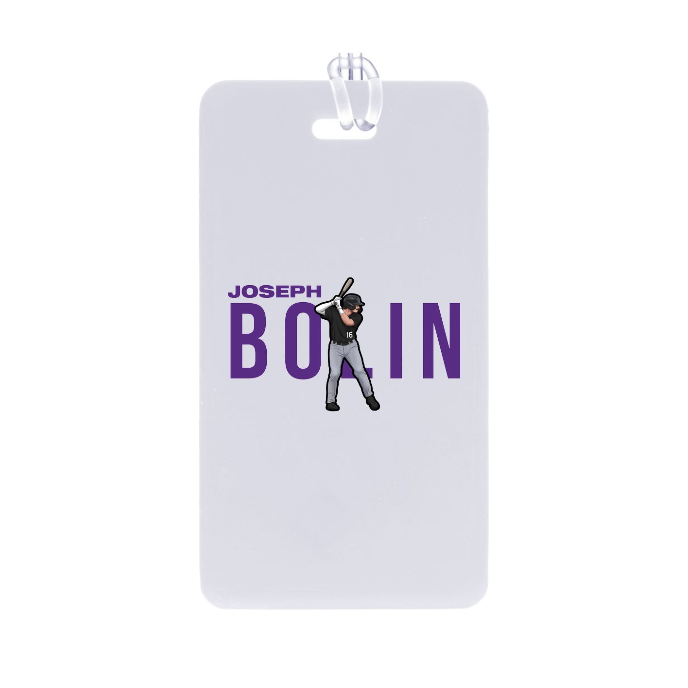 Bag Tag — Player Name in Classic