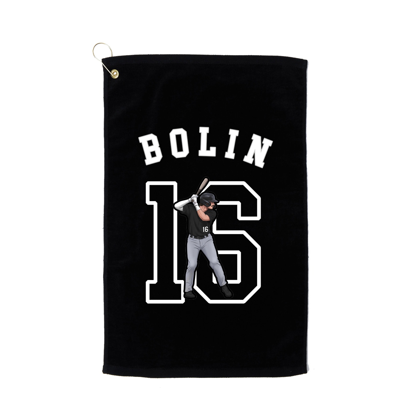Golf Towel — Shirsey Arch in Black
