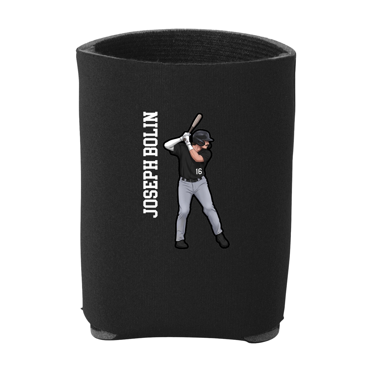 Can Holder — Name Vertical in Black
