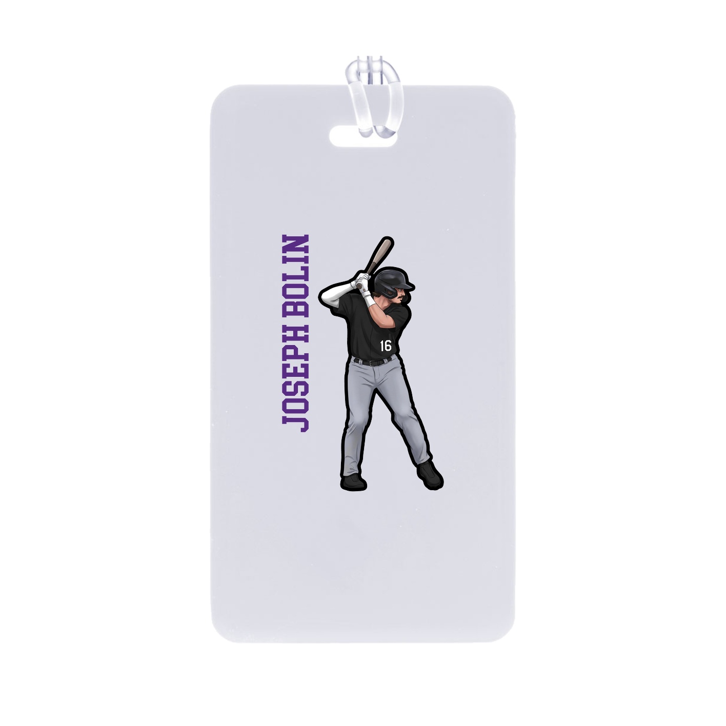Bag Tag — Name Vertical in Classic