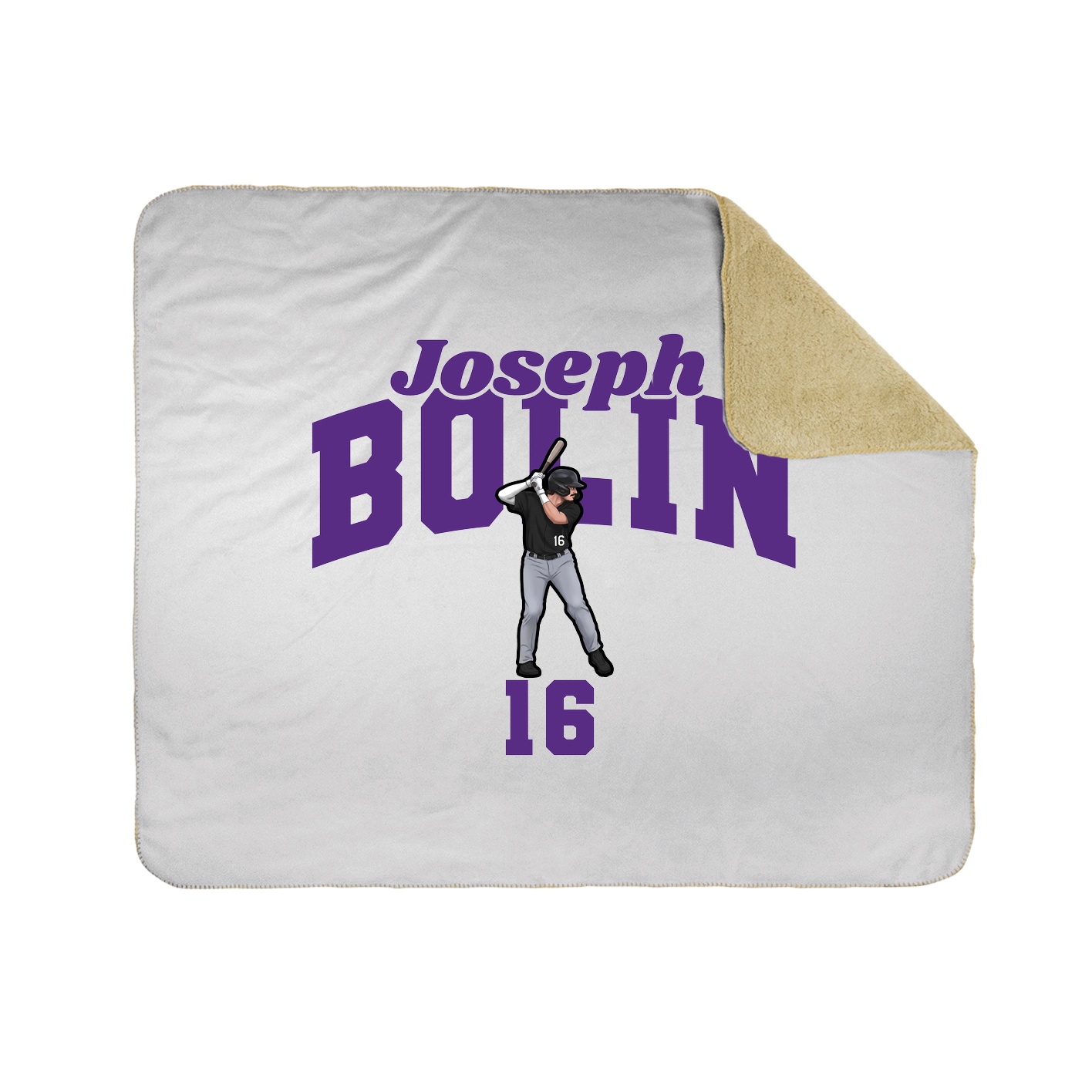 Throw Blanket — Signature Arch in White