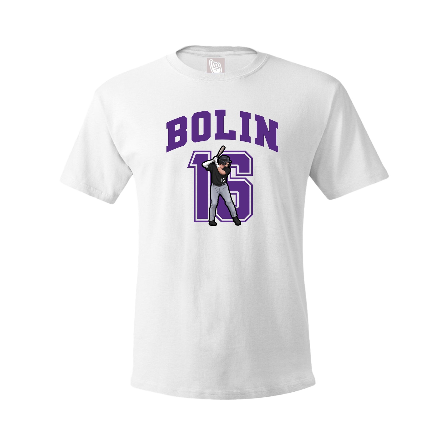 Tee — Number in White