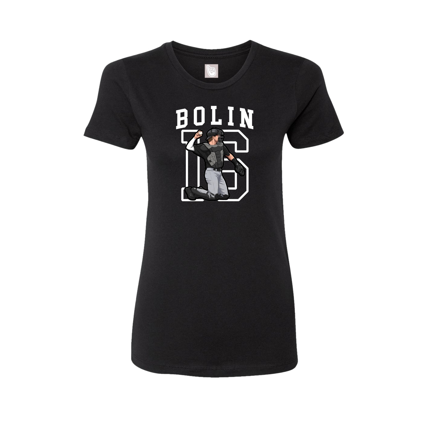 Fitted Women's Tee — Shirsey in Black