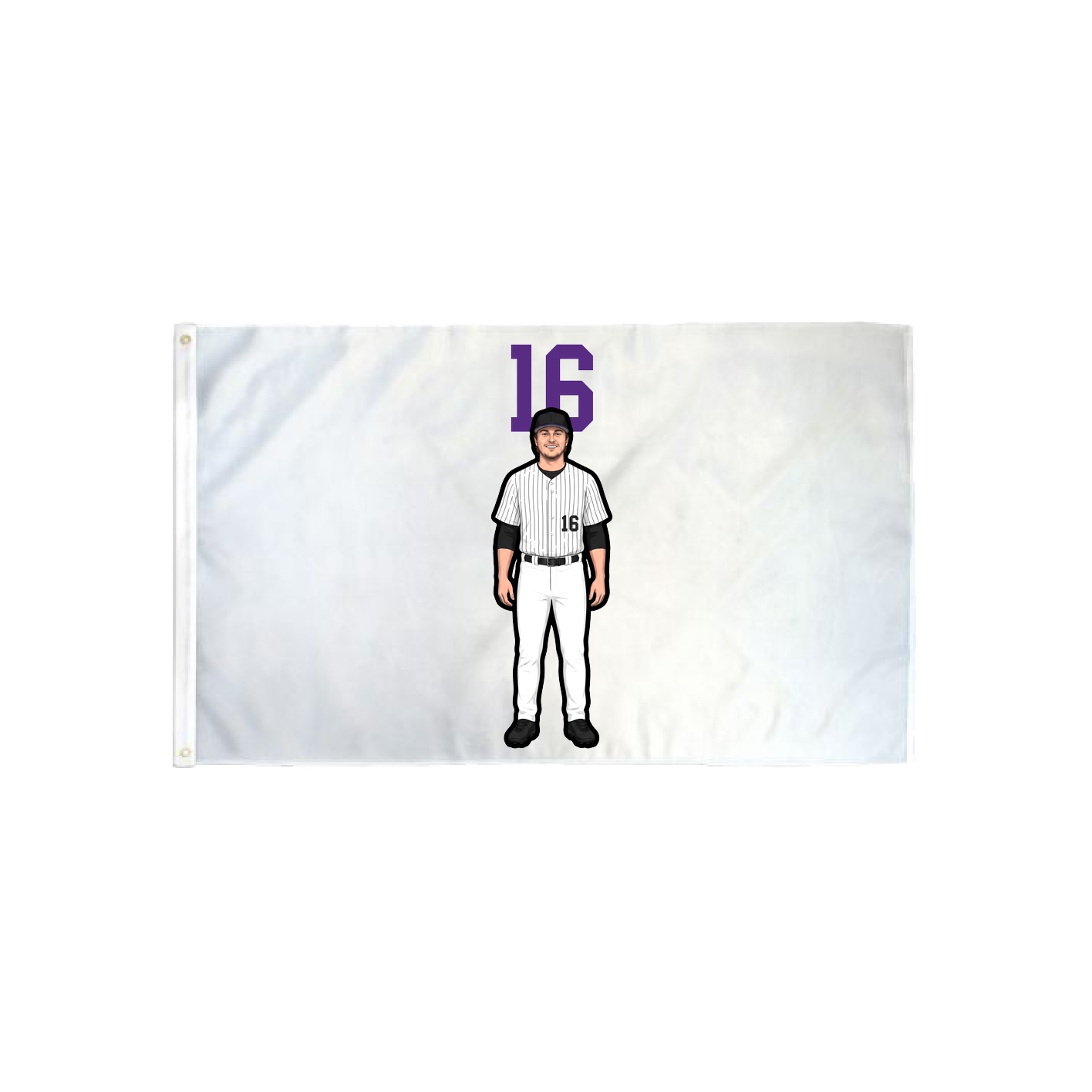 3x5 Flag — Number Top in Classic