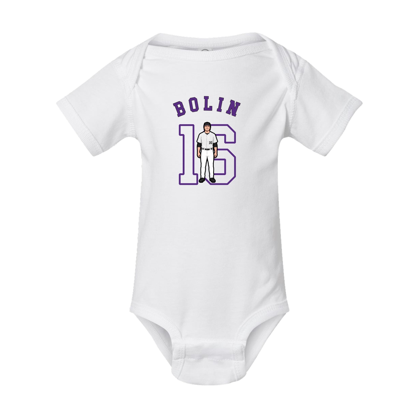Baby Onesie — Shirsey Arch in White
