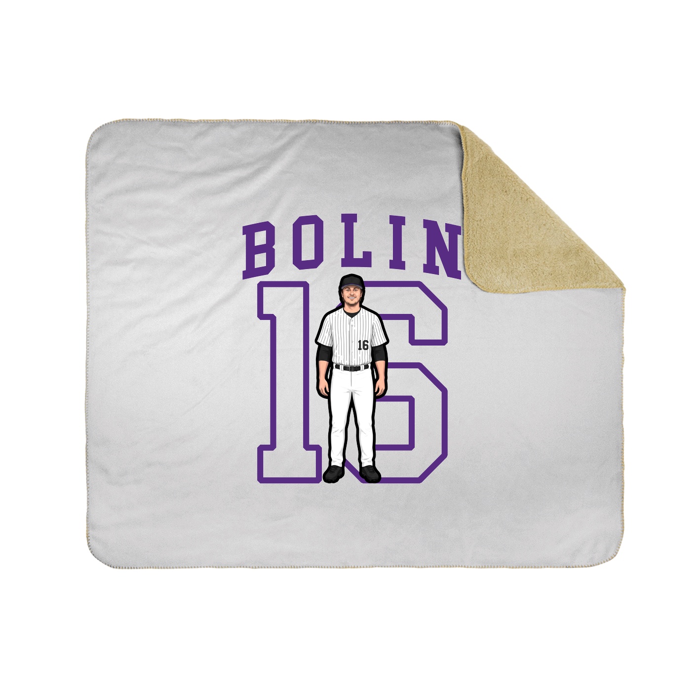 Throw Blanket — Shirsey in White