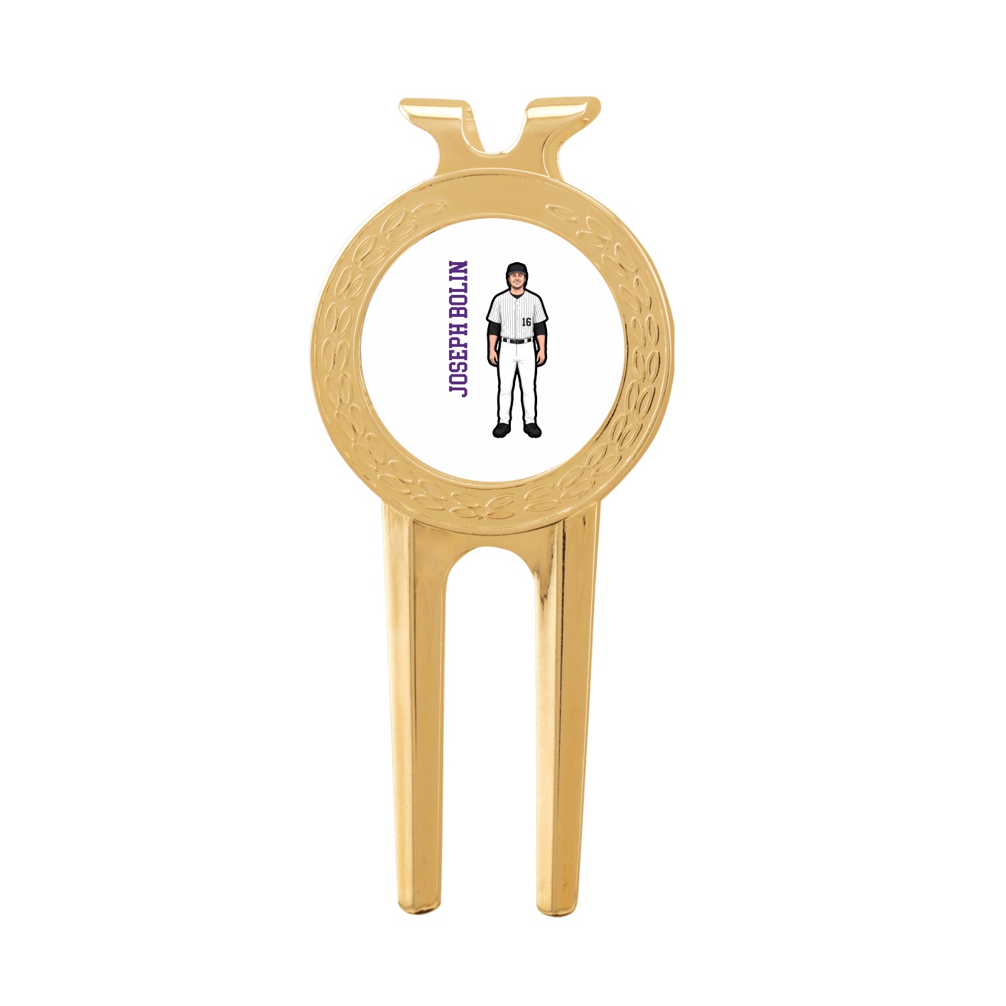 Divot Tool with Ball Marker — Name Vertical in Classic