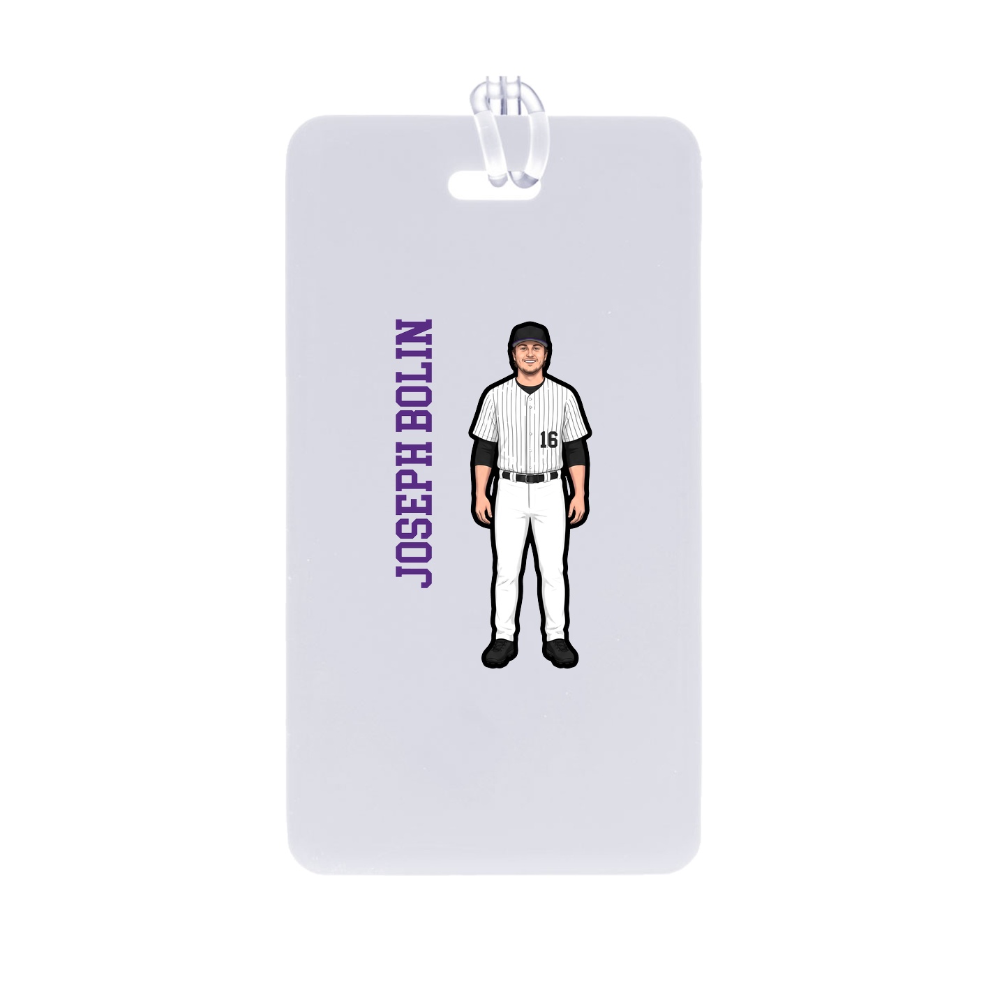 Bag Tag — Name Vertical in Classic