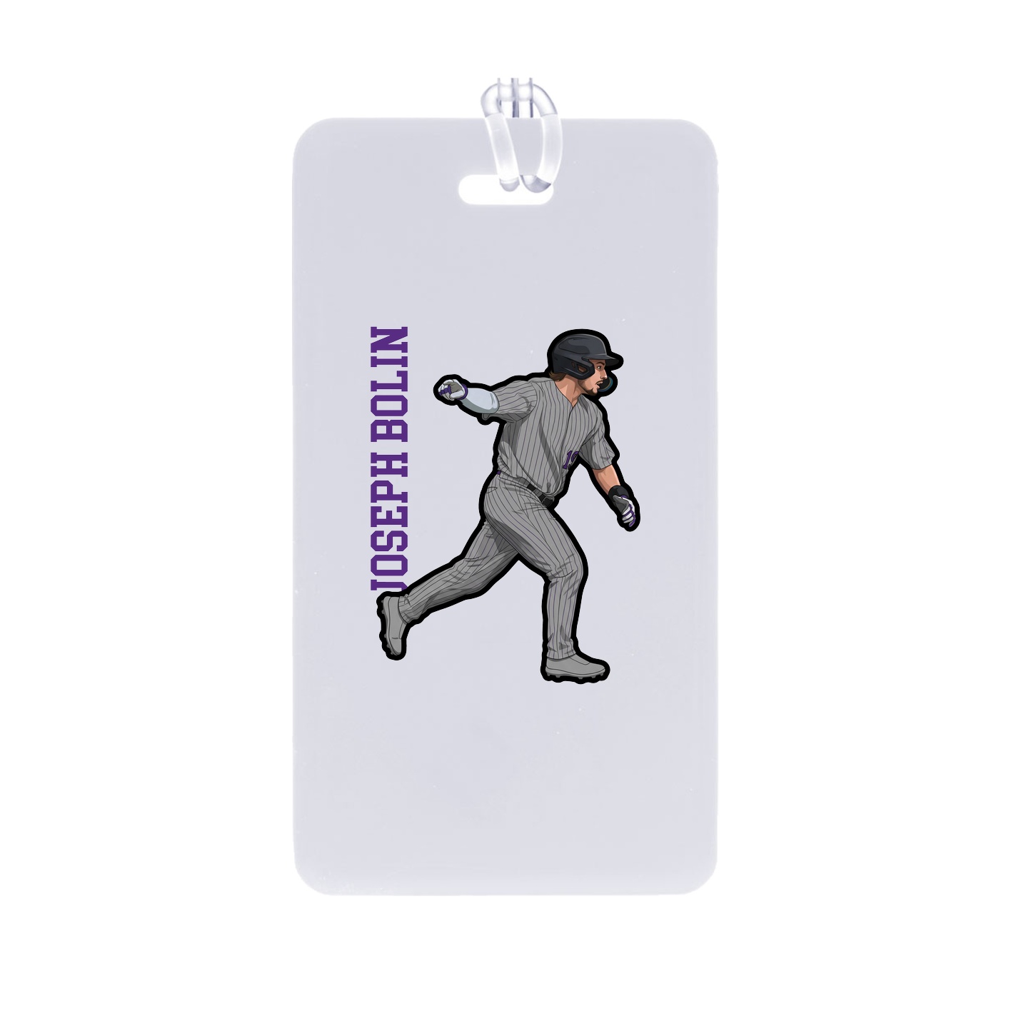 Bag Tag — Name Vertical in Classic