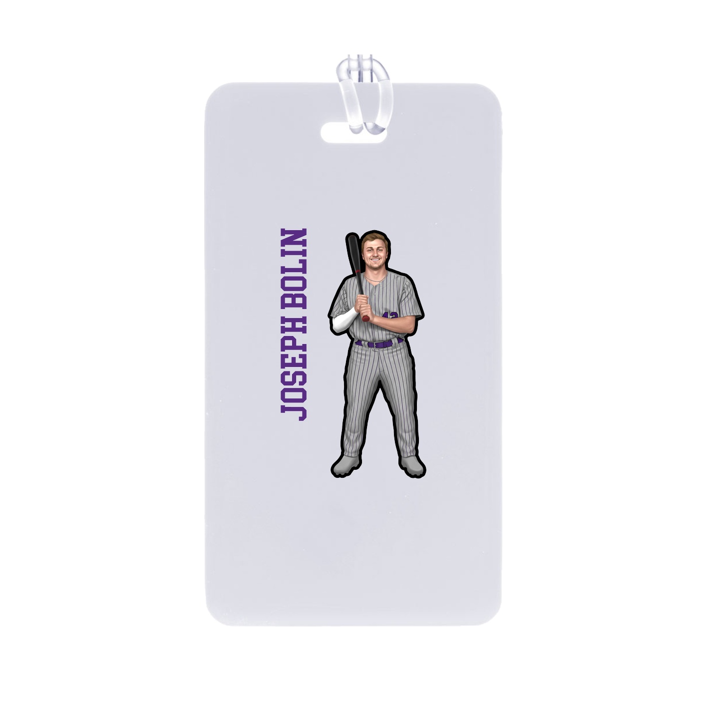 Bag Tag — Name Vertical in Classic