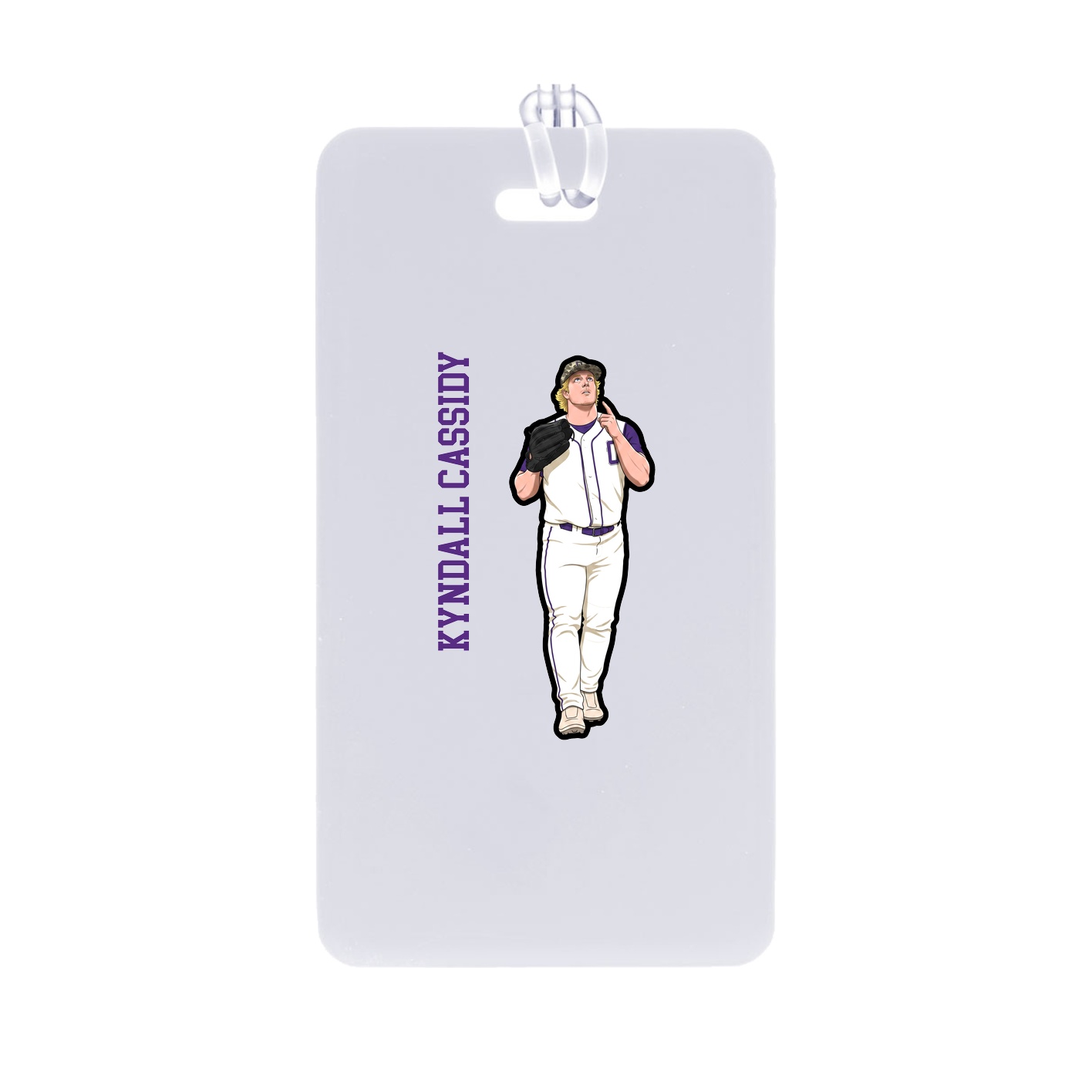 Bag Tag — Name Vertical in Classic