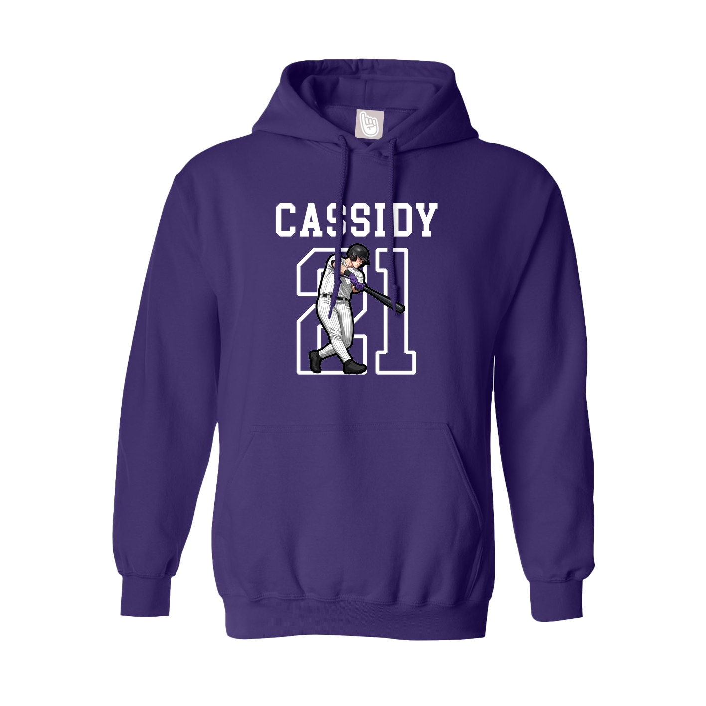 Hoodie — Shirsey in Purple