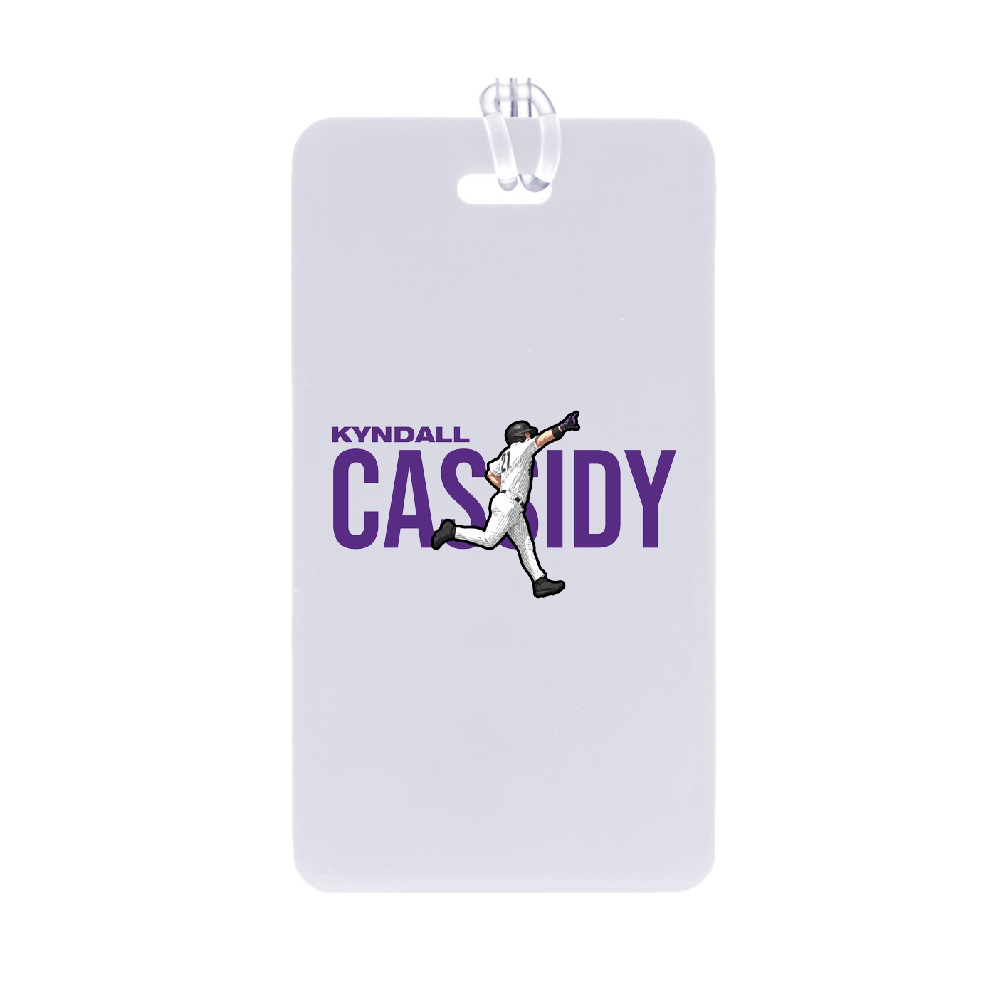 Bag Tag — Player Name in Classic