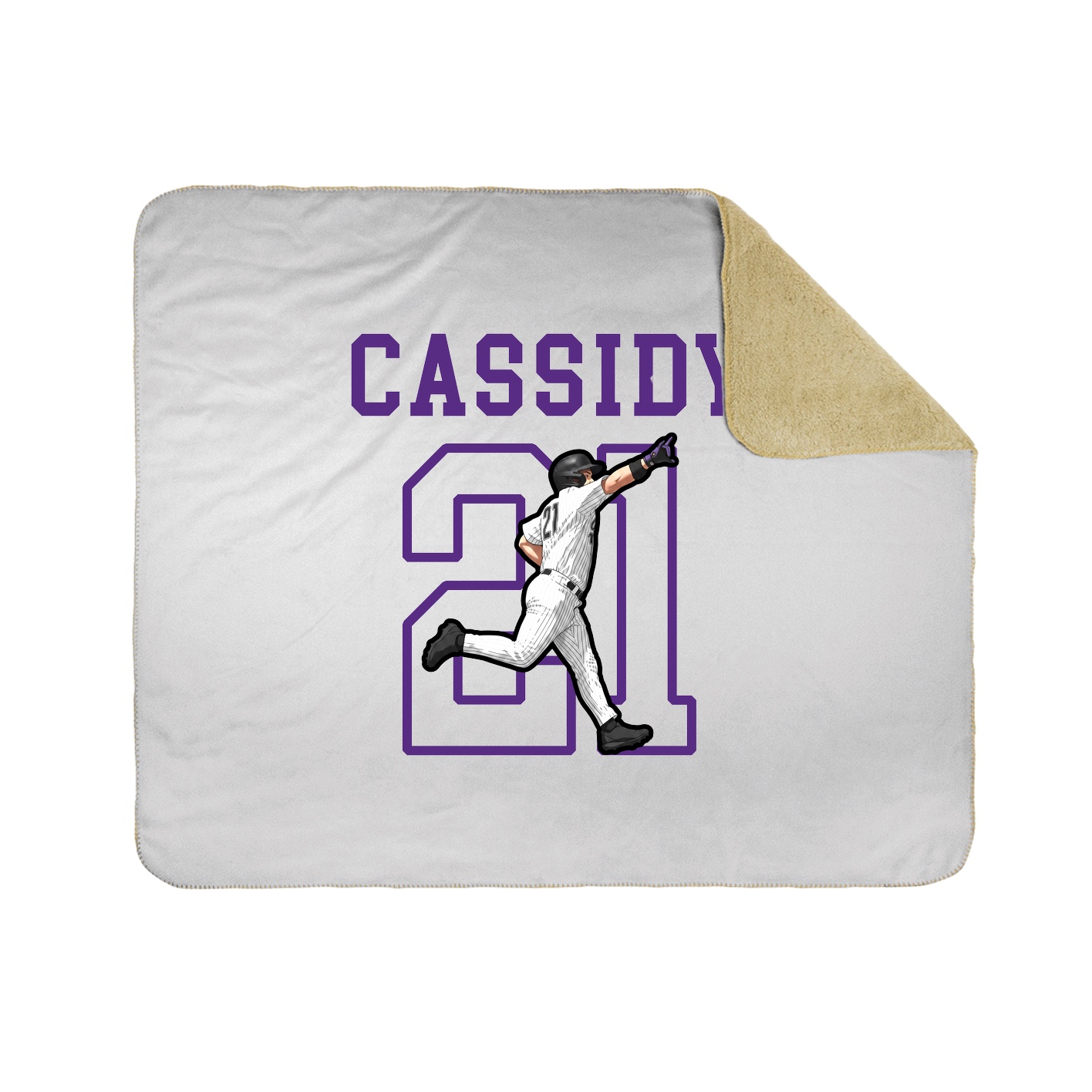 Throw Blanket — Shirsey in White