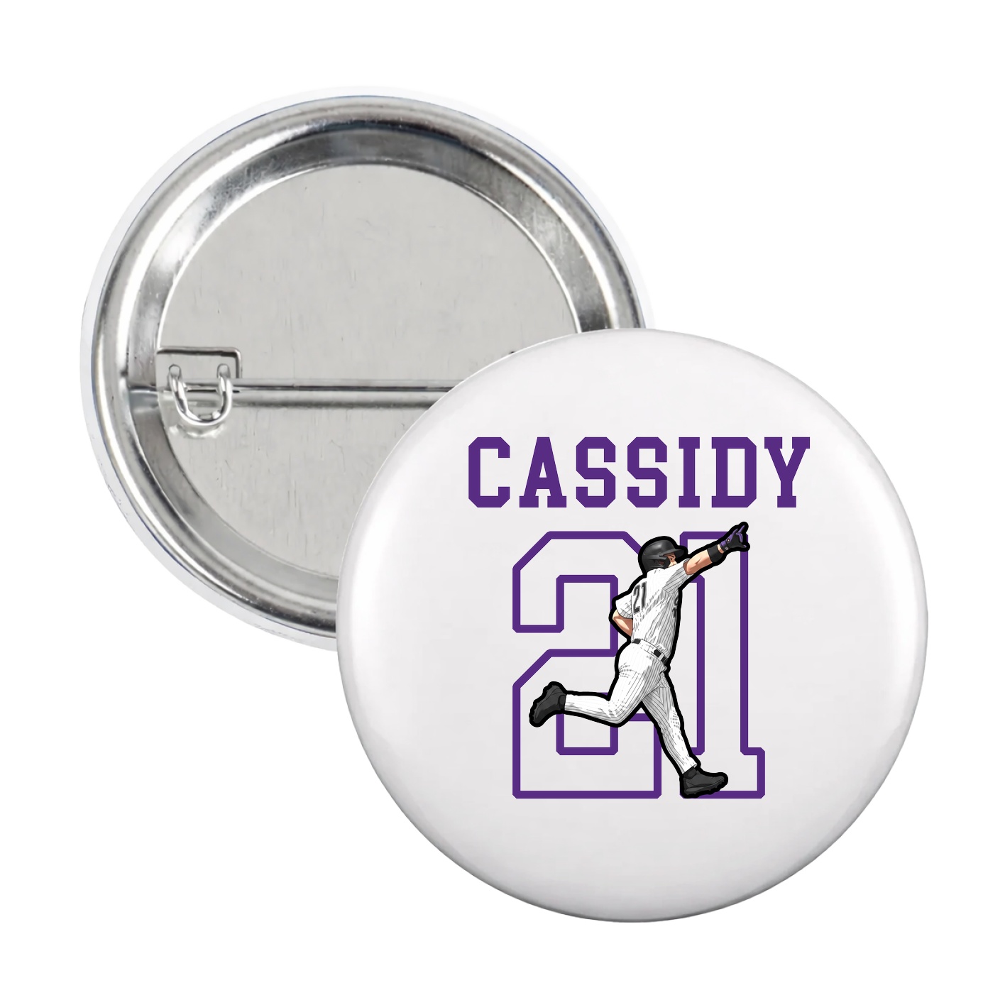 Game Day Button — Shirsey in White