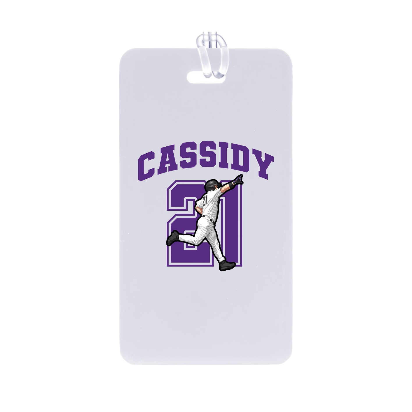 Bag Tag — Number in Classic