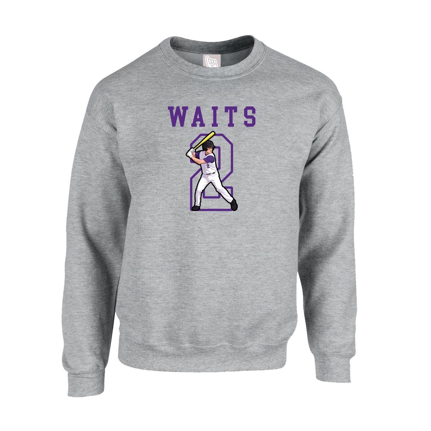 Fleece Crew — Shirsey in Grey