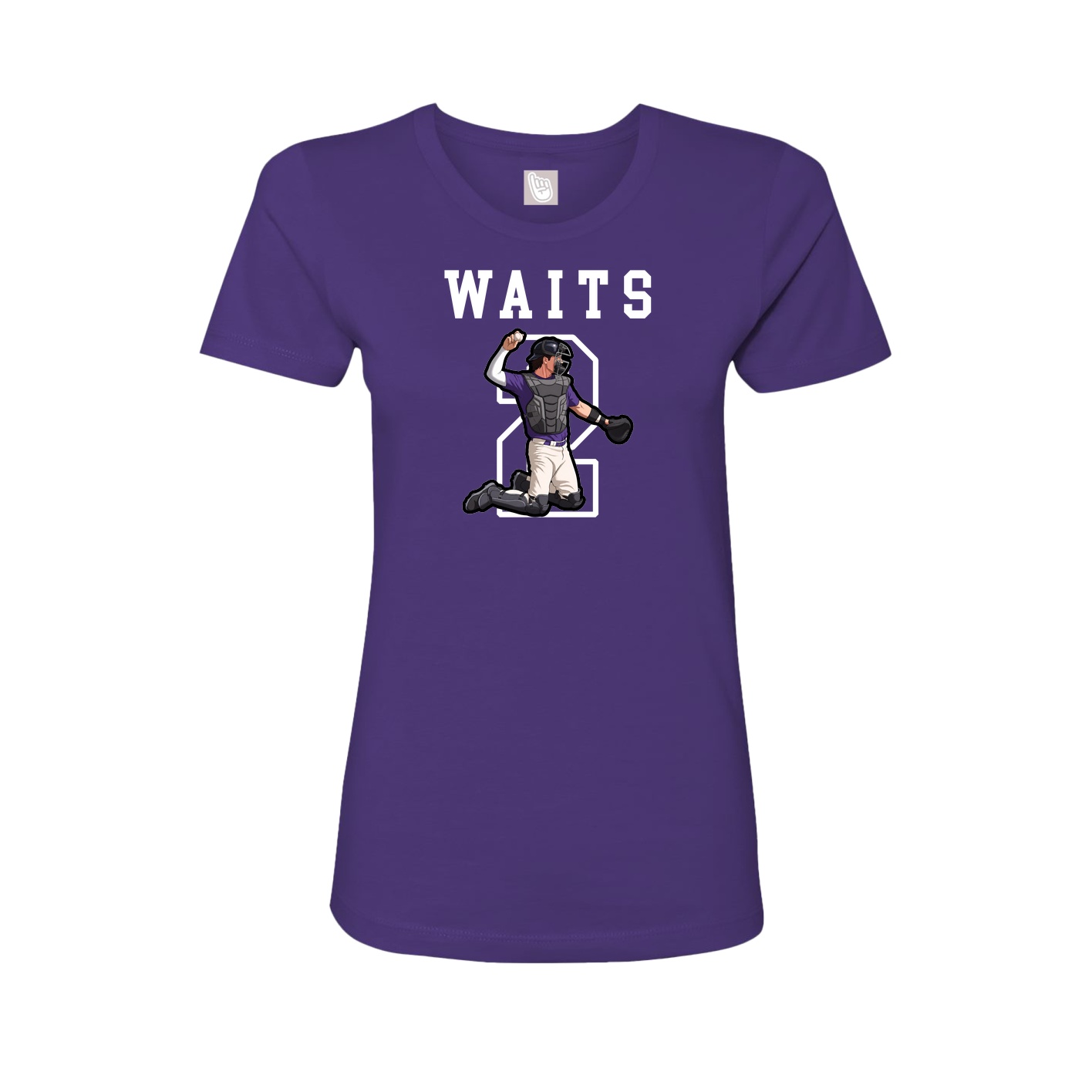 Fitted Women's Tee — Shirsey in Purple