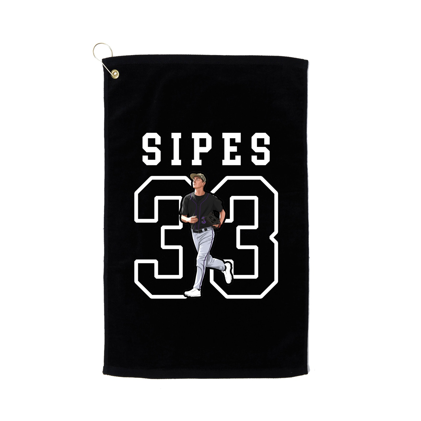 Golf Towel — Shirsey in Black