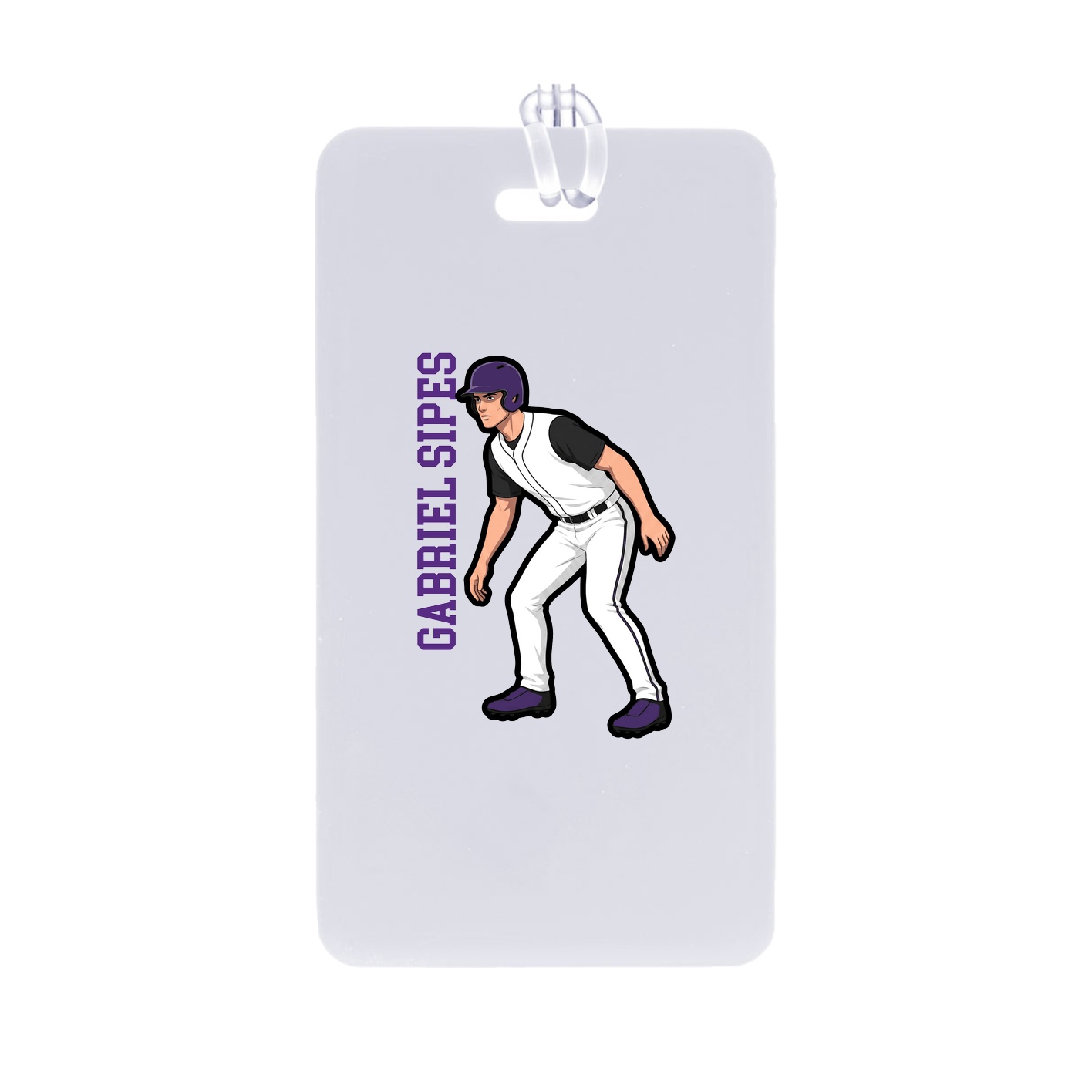 Bag Tag — Name Vertical in Classic