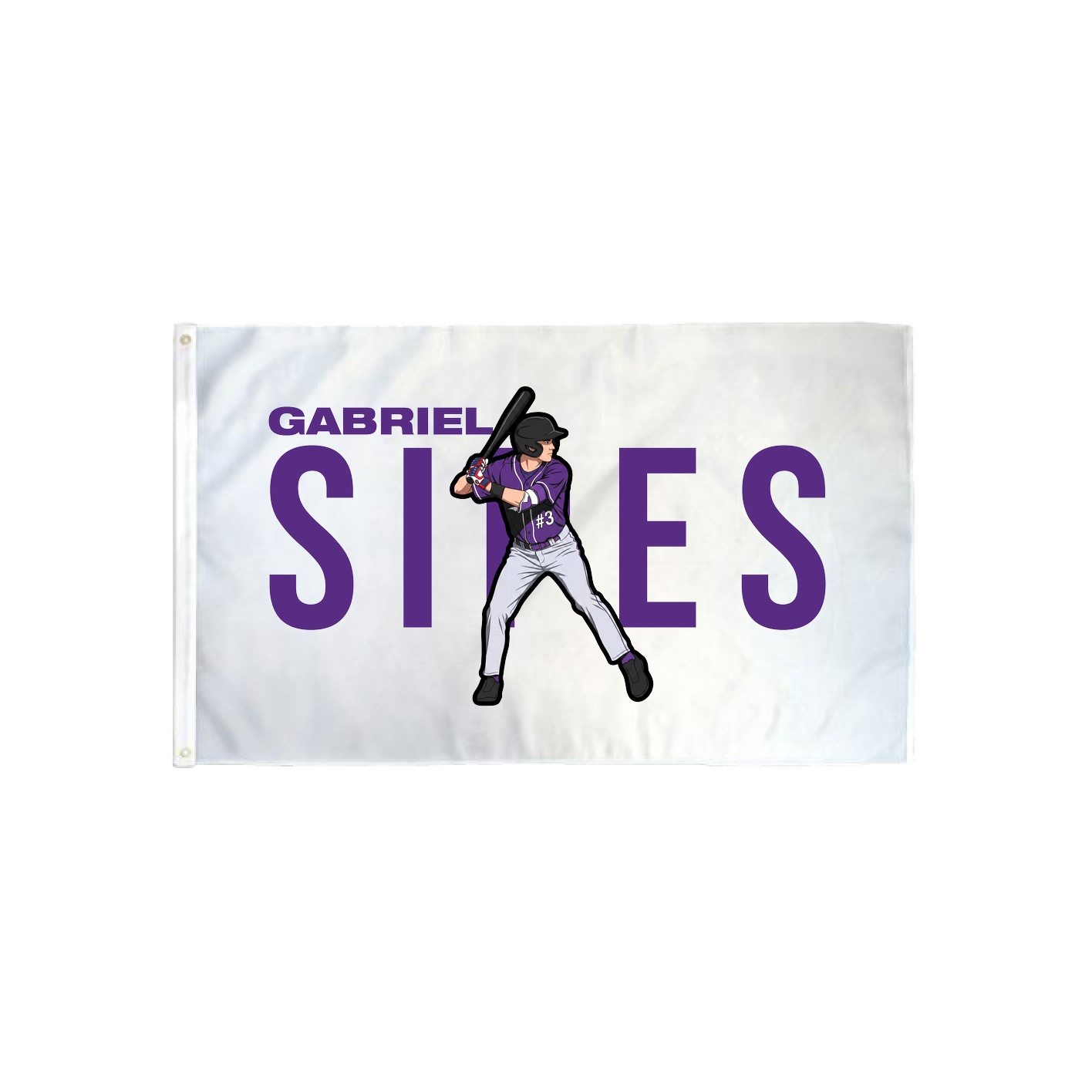 3x5 Flag — Player Name in Classic