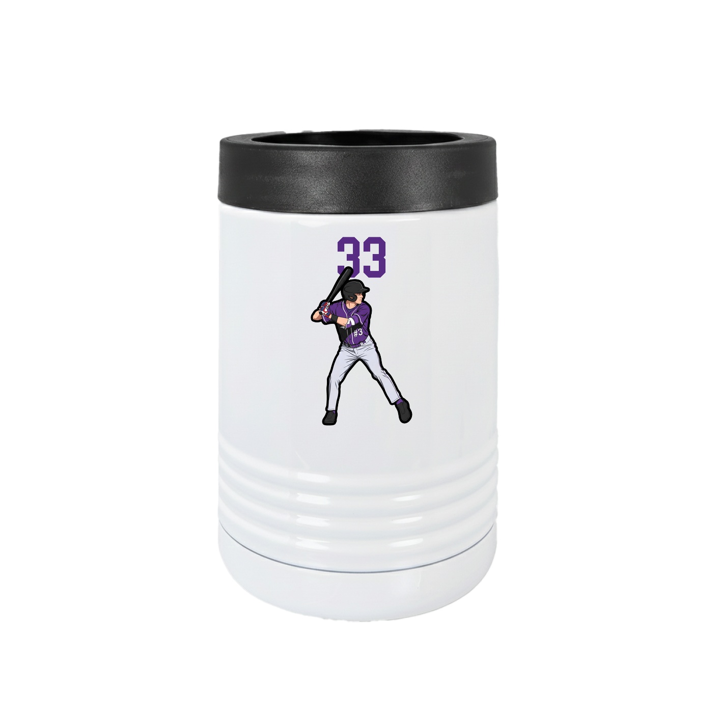 Beverage Holder — Number Top in White