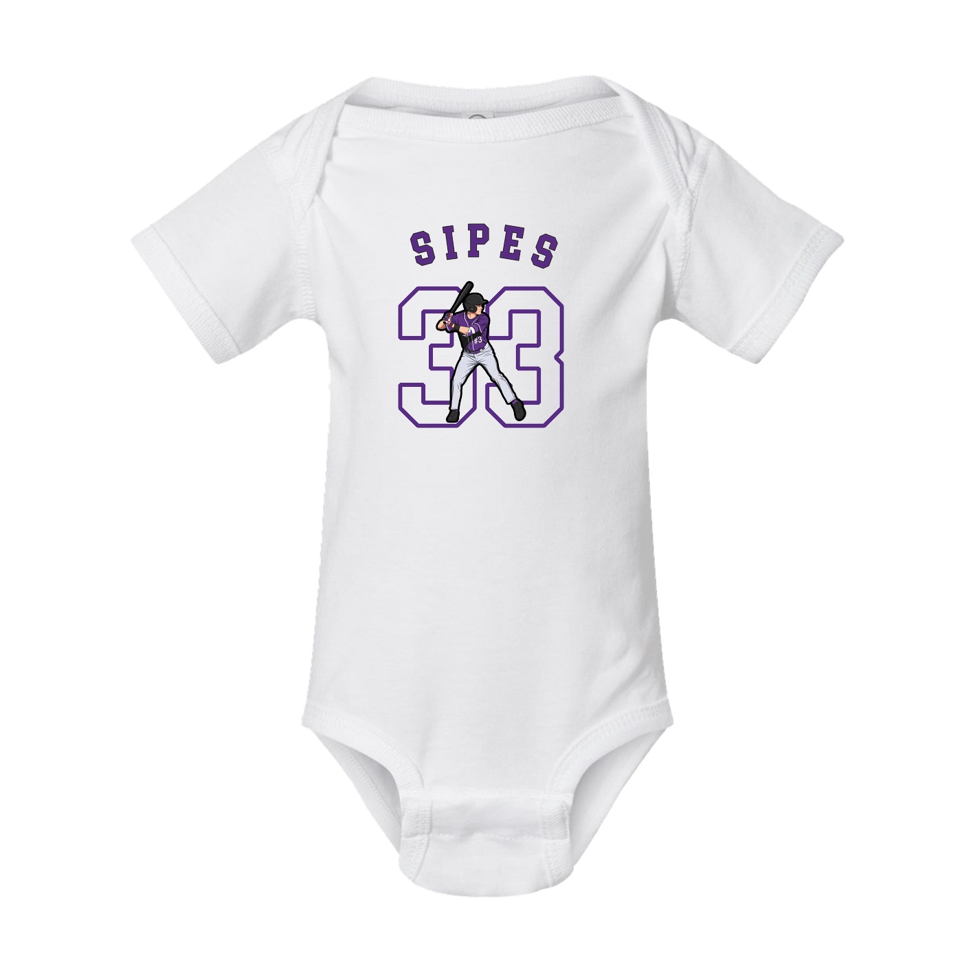 Baby Onesie — Shirsey Arch in White