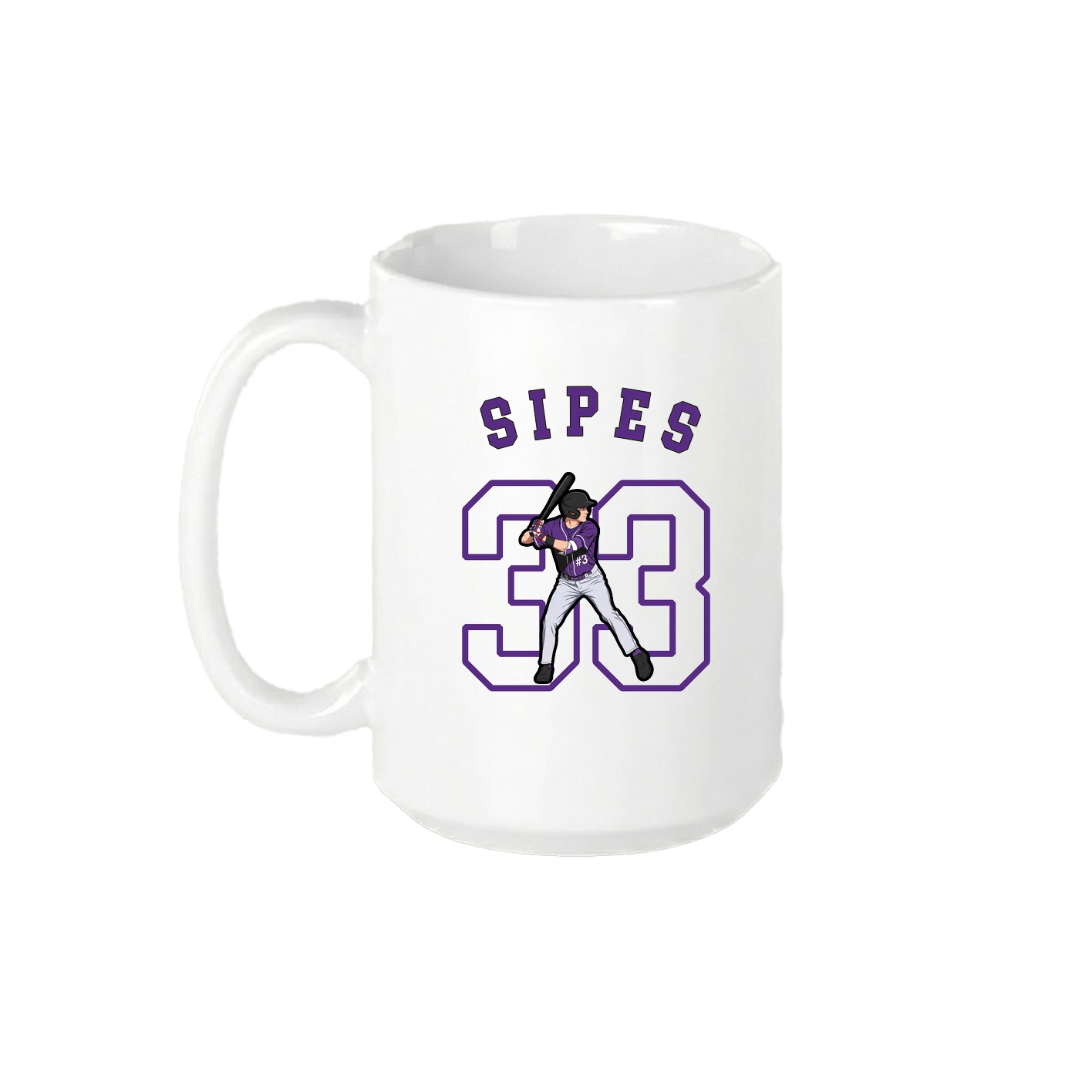 15oz Coffee Mug — Shirsey Arch in White