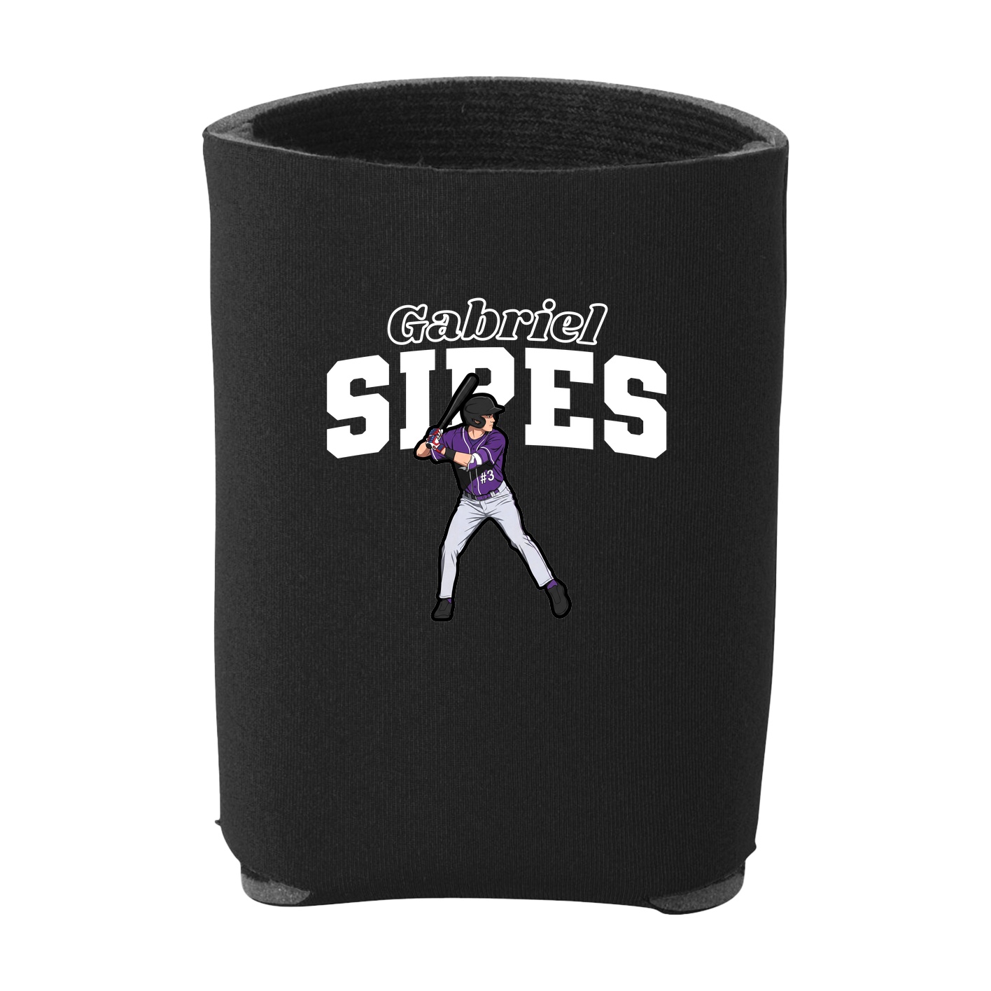 Can Holder — Name Arch in Black