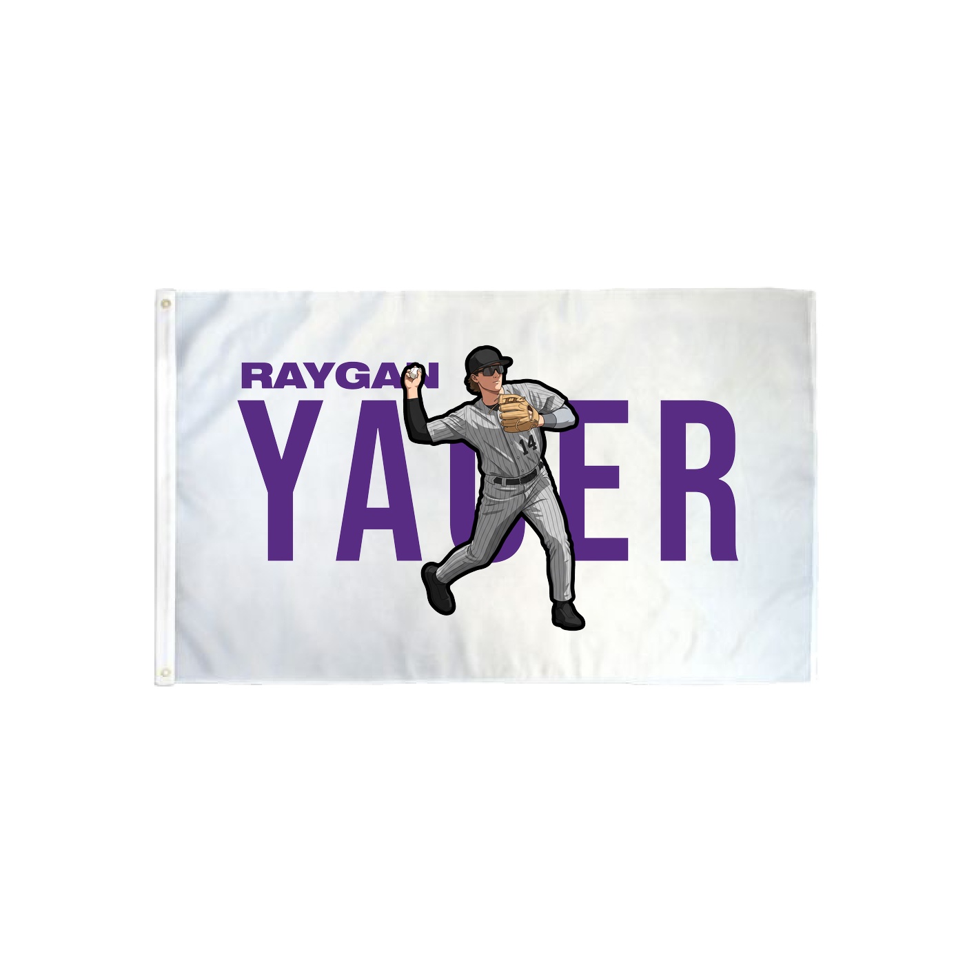 3x5 Flag — Player Name in Classic