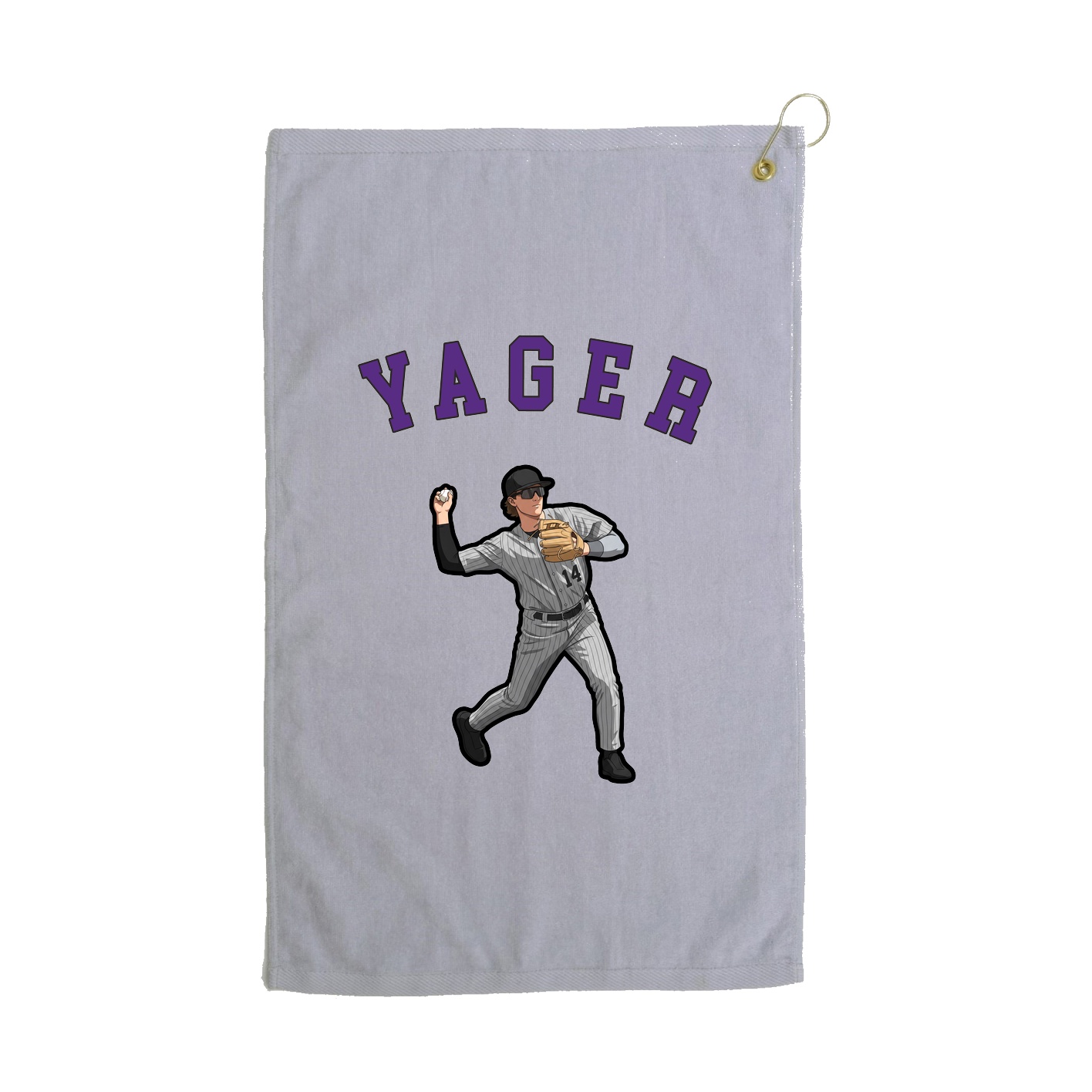 Golf Towel — Shirsey Arch in Grey
