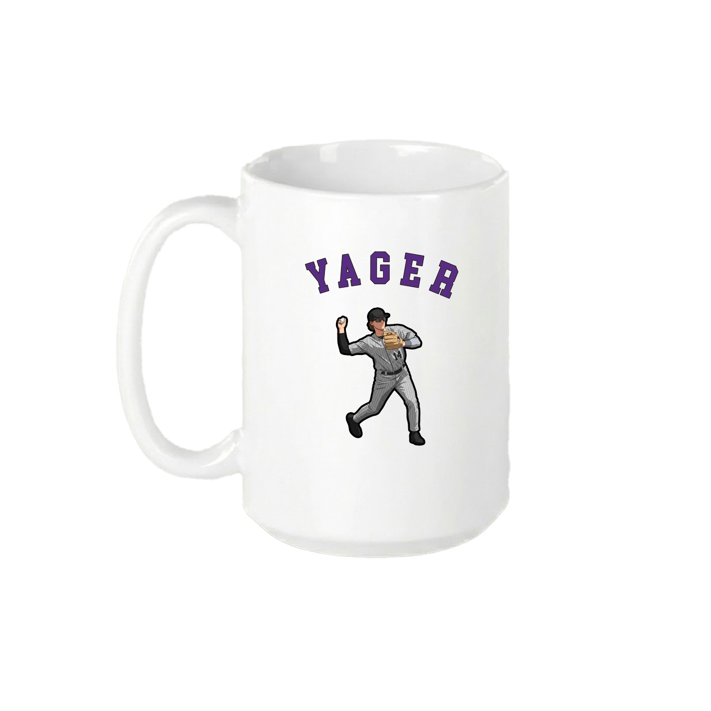 15oz Coffee Mug — Shirsey Arch in White