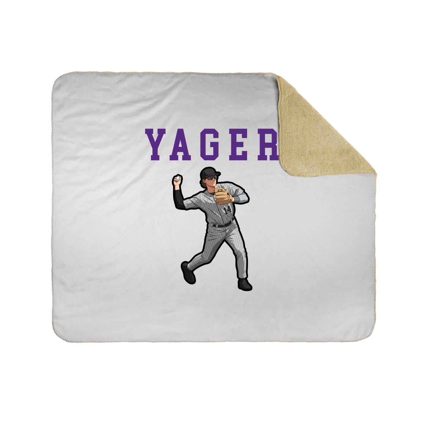 Throw Blanket — Shirsey in White