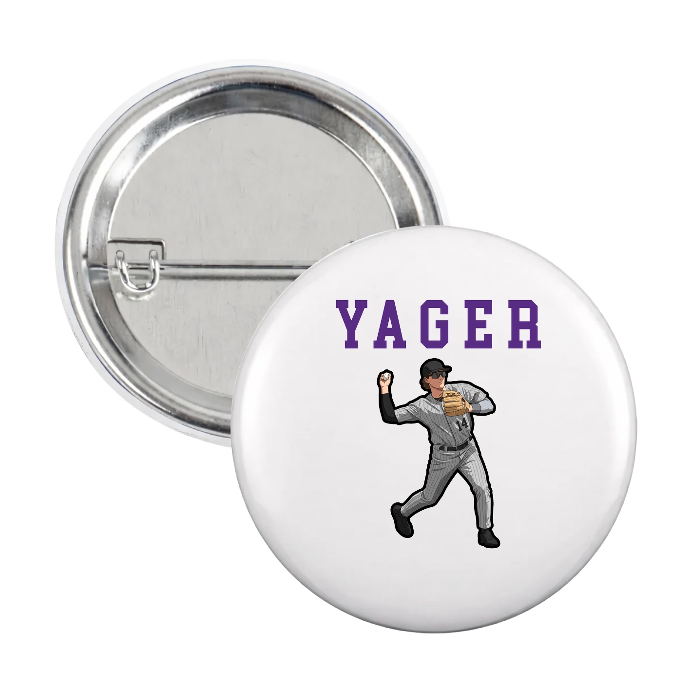 Game Day Button — Shirsey in White
