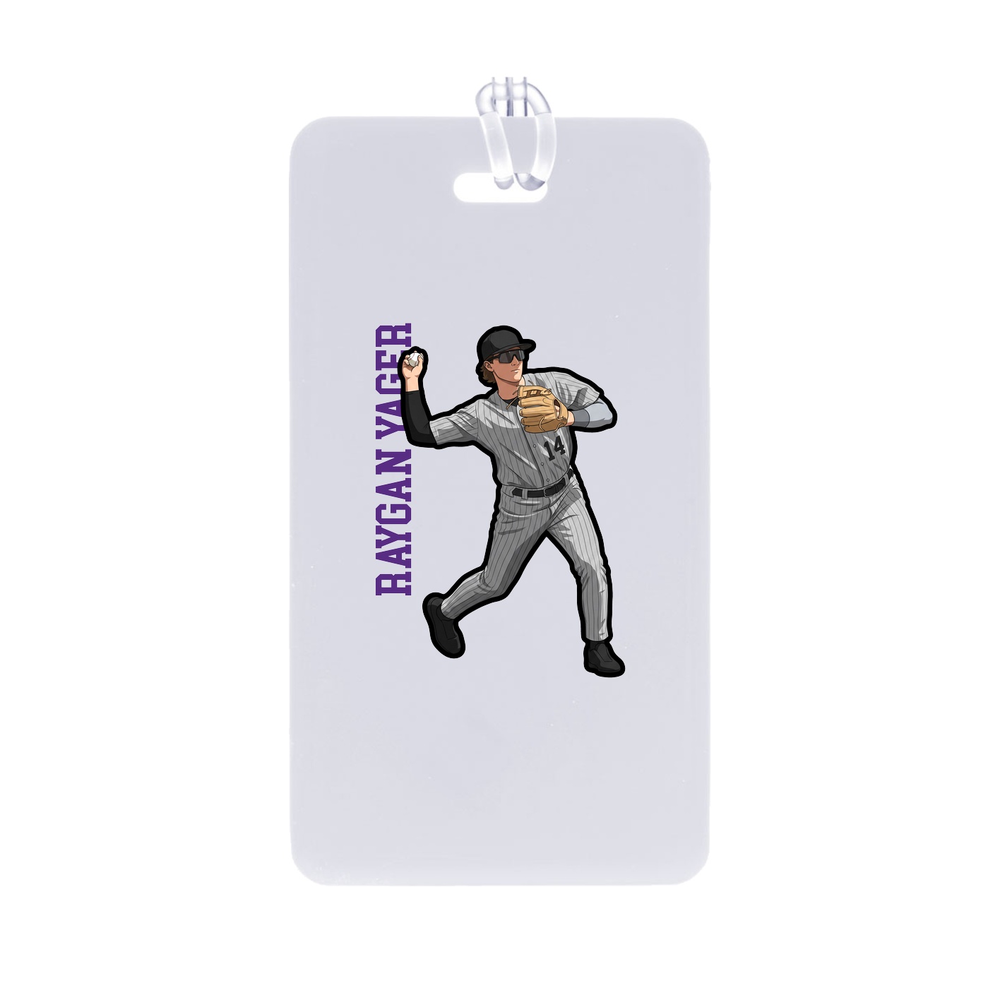 Bag Tag — Name Vertical in Classic