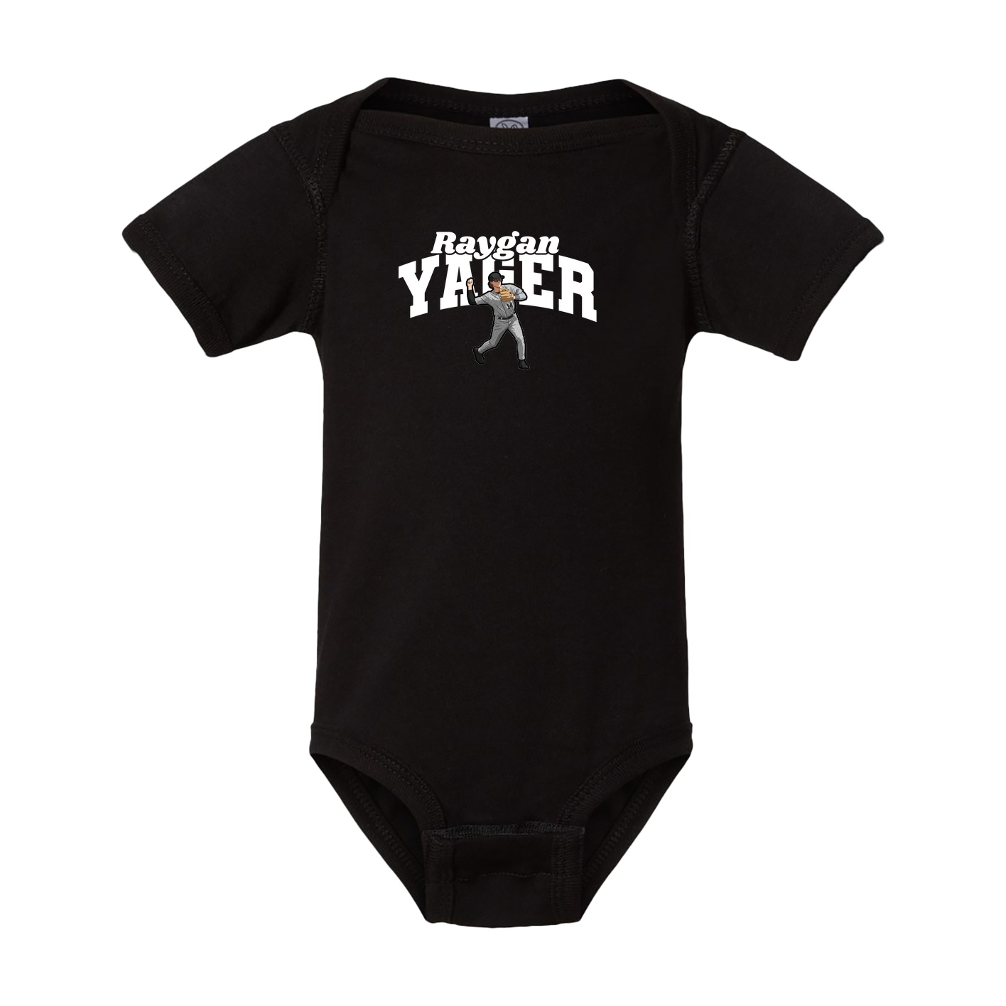 Baby Onesie — Signature Arch in Black