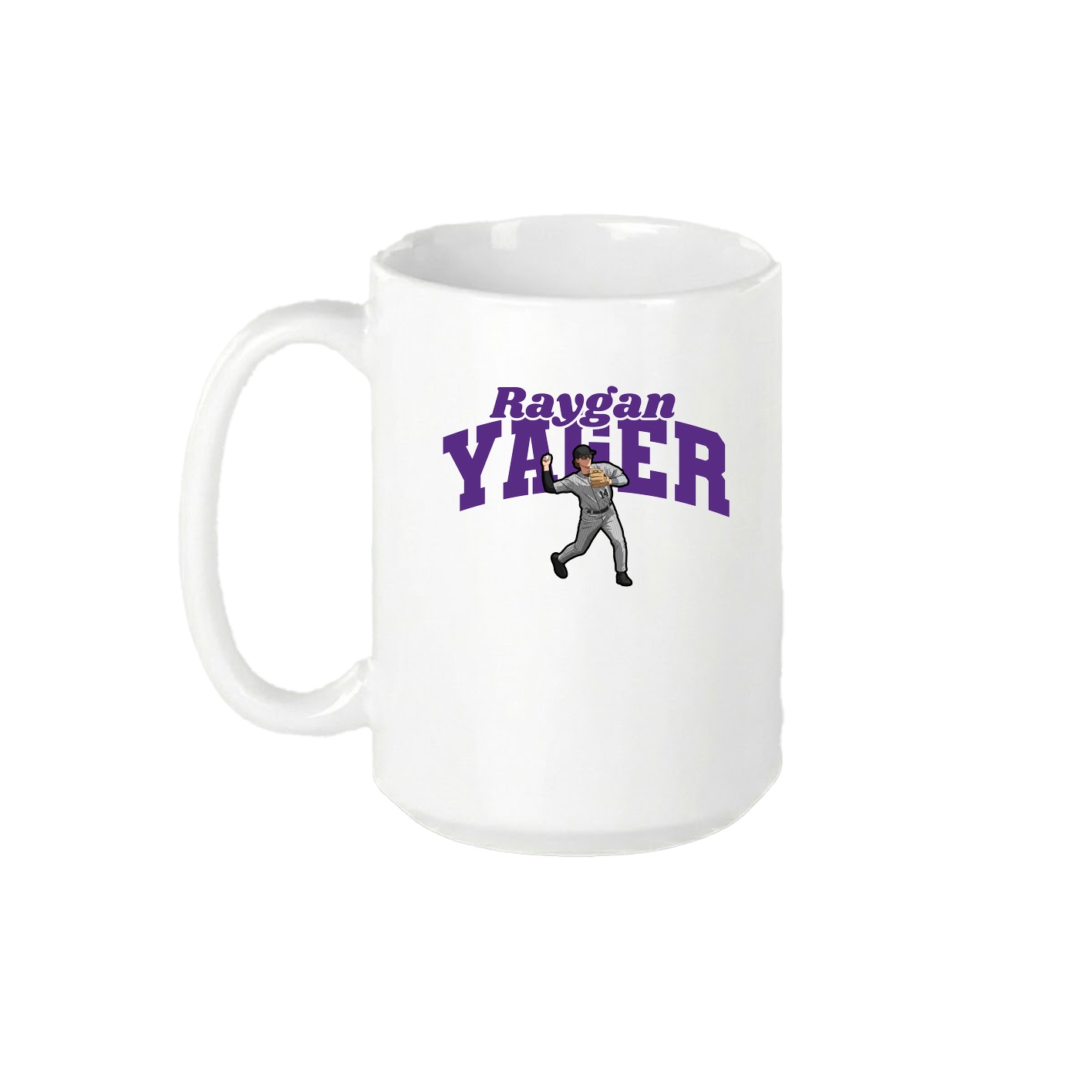 15oz Coffee Mug — Signature Arch in White