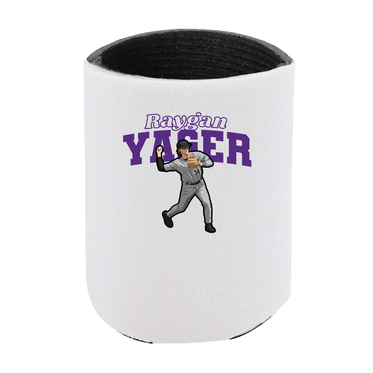 Can Holder — Name Arch in White