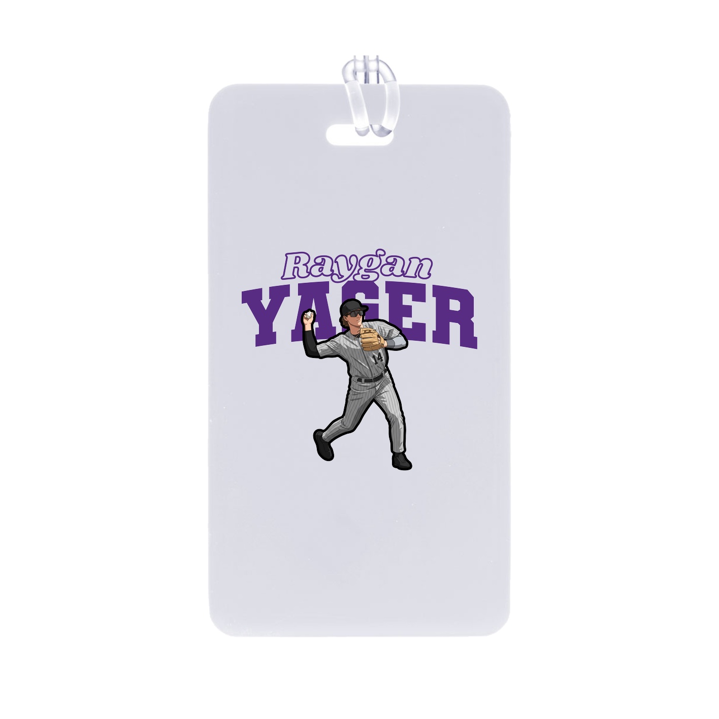 Bag Tag — Name Arch in Classic