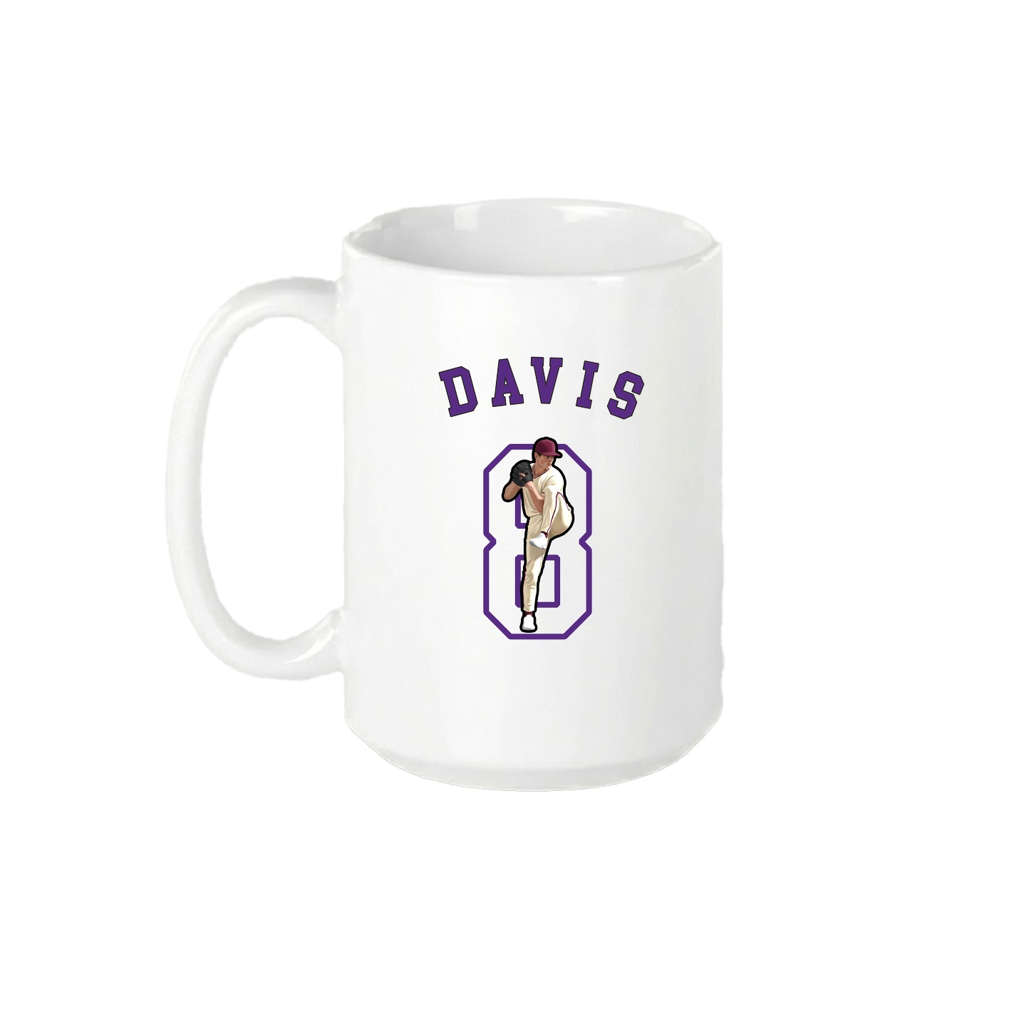 15oz Coffee Mug — Shirsey Arch in White