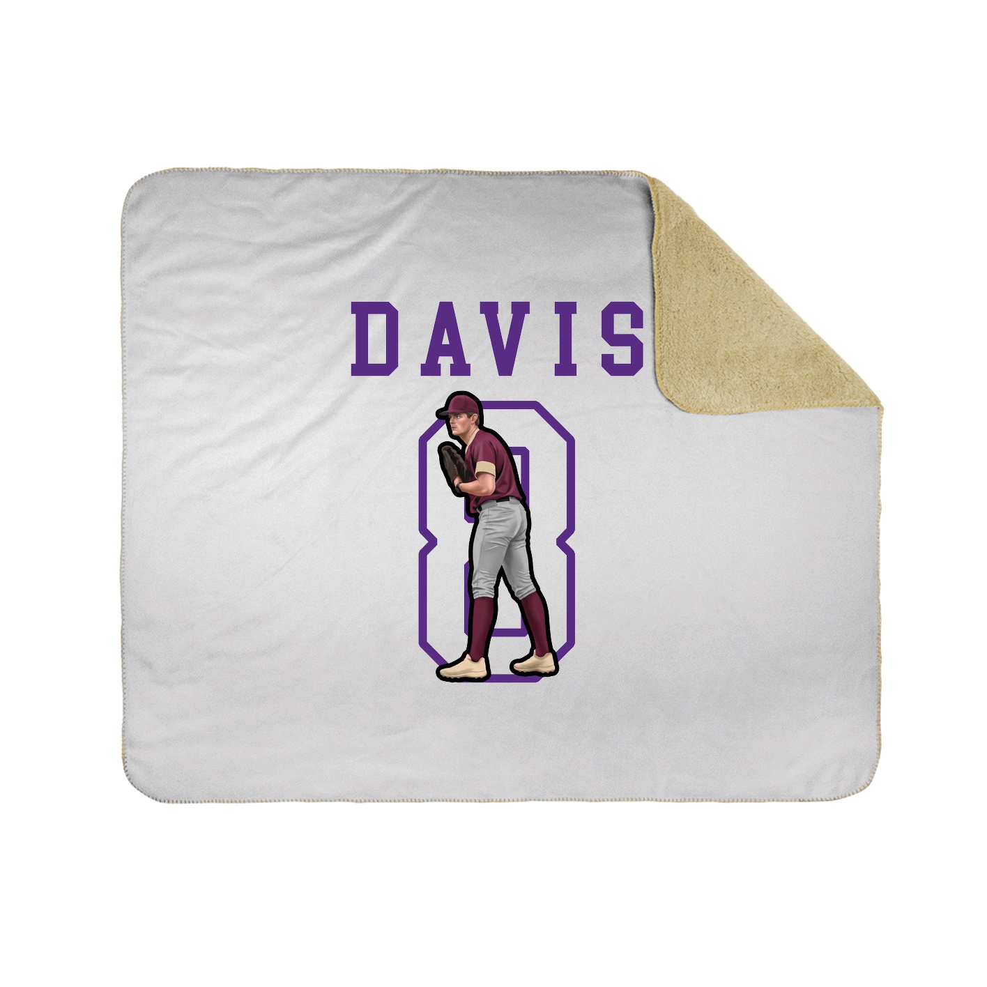 Throw Blanket — Shirsey in White