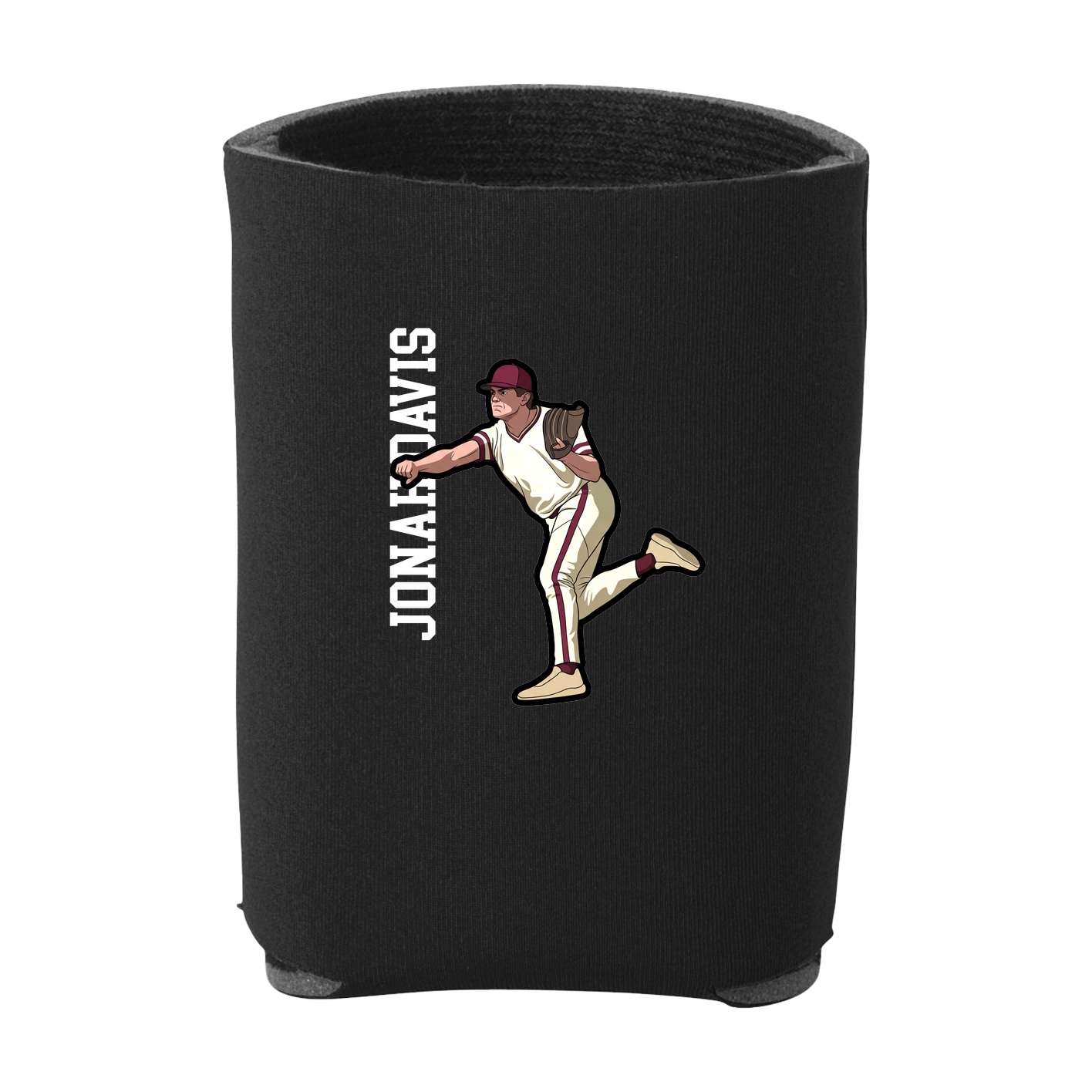 Can Holder — Name Vertical in Black