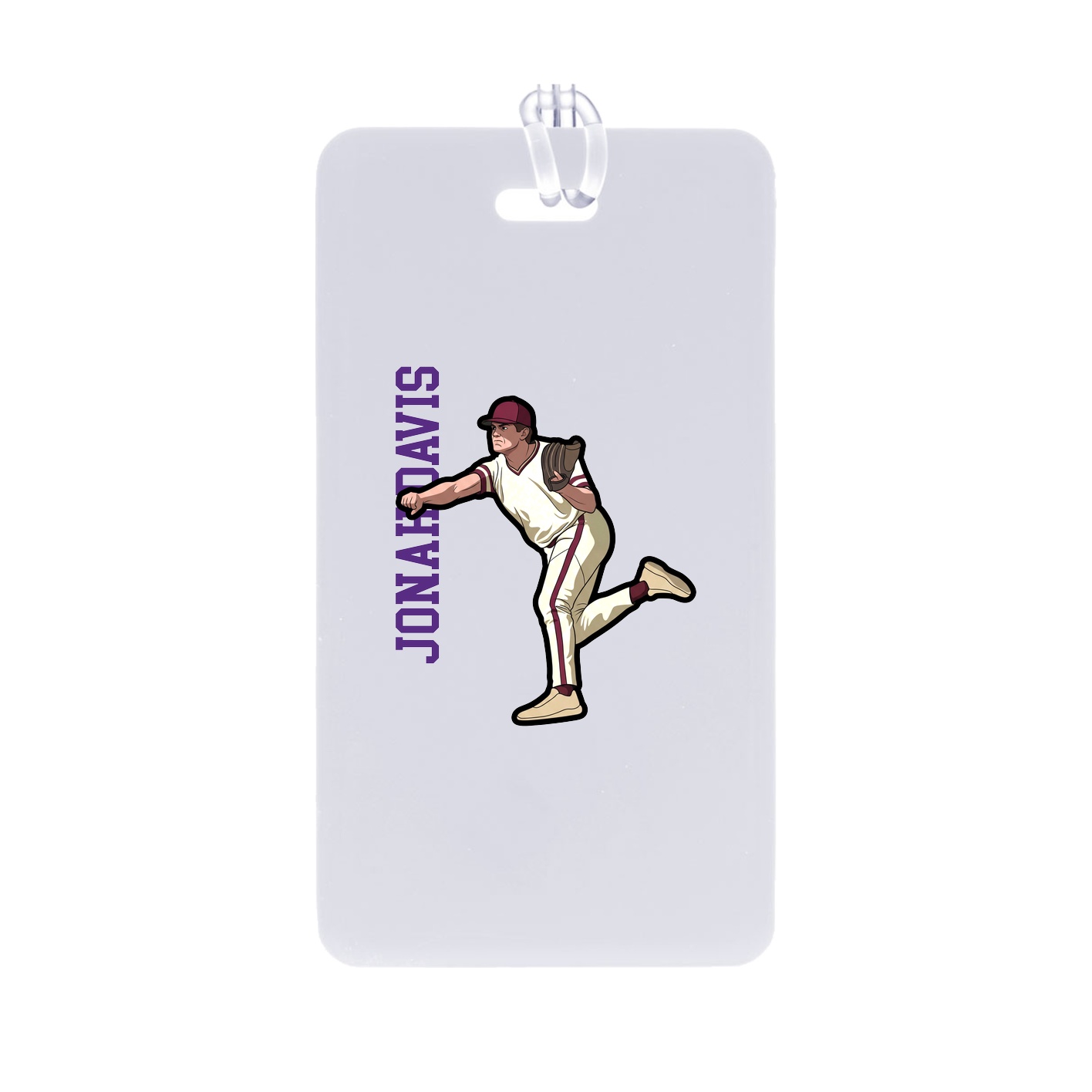 Bag Tag — Name Vertical in Classic