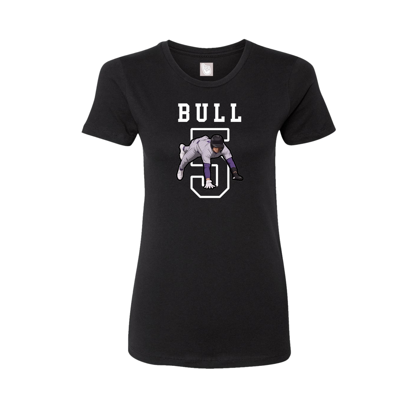 Fitted Women's Tee — Shirsey in Black