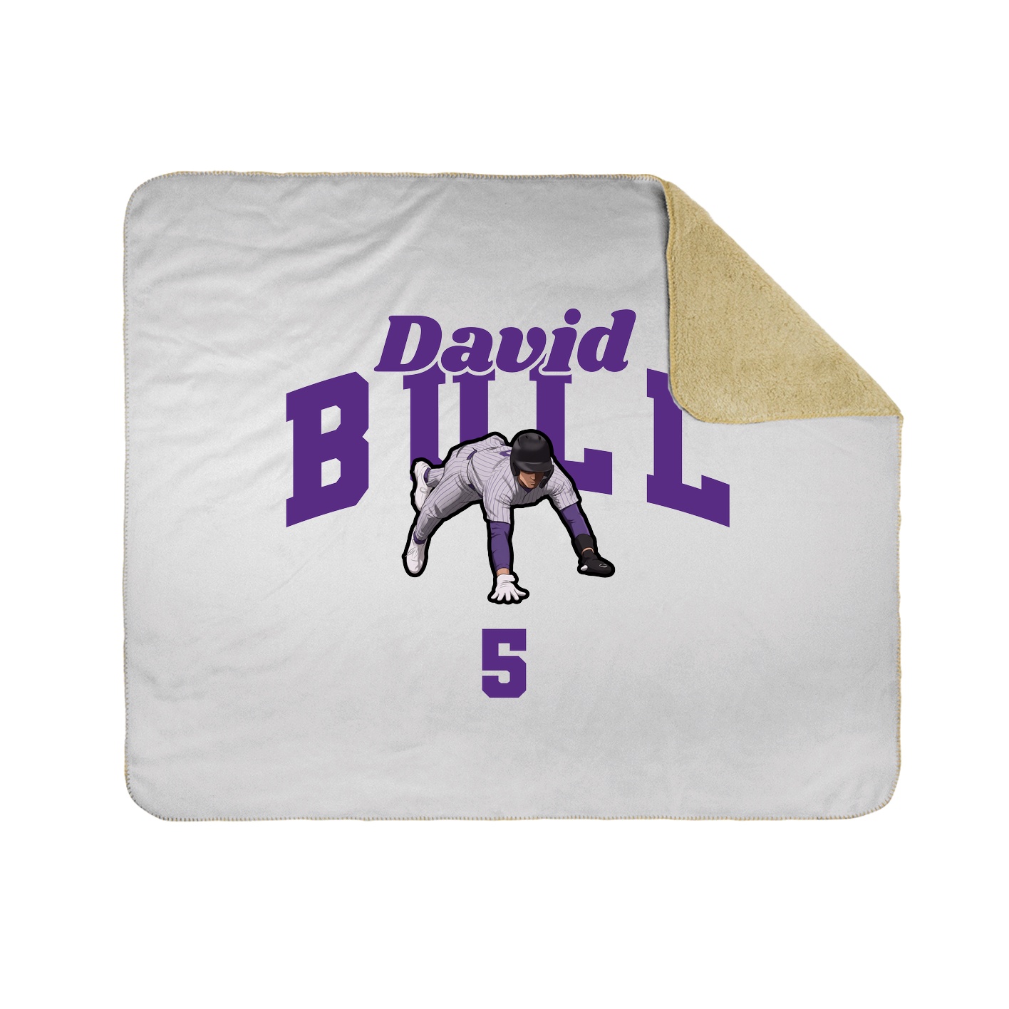 Throw Blanket — Signature Arch in White