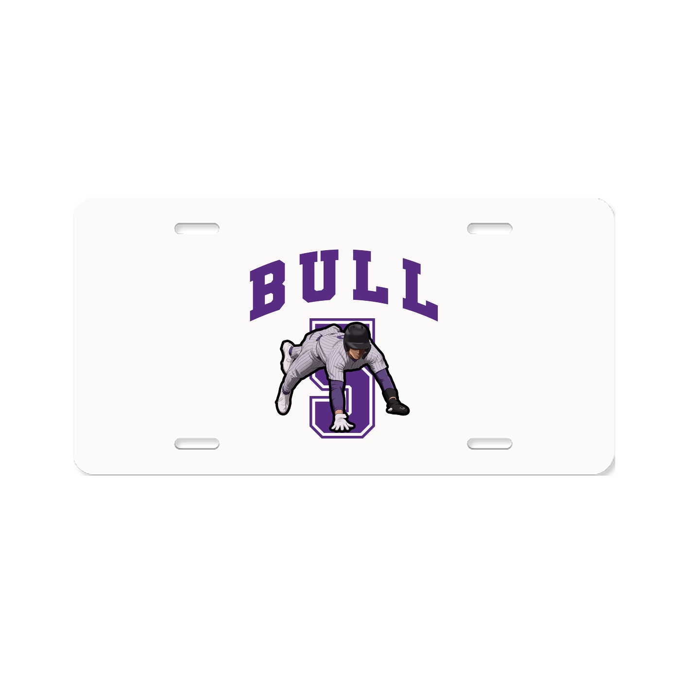 License Plate — Number in Classic