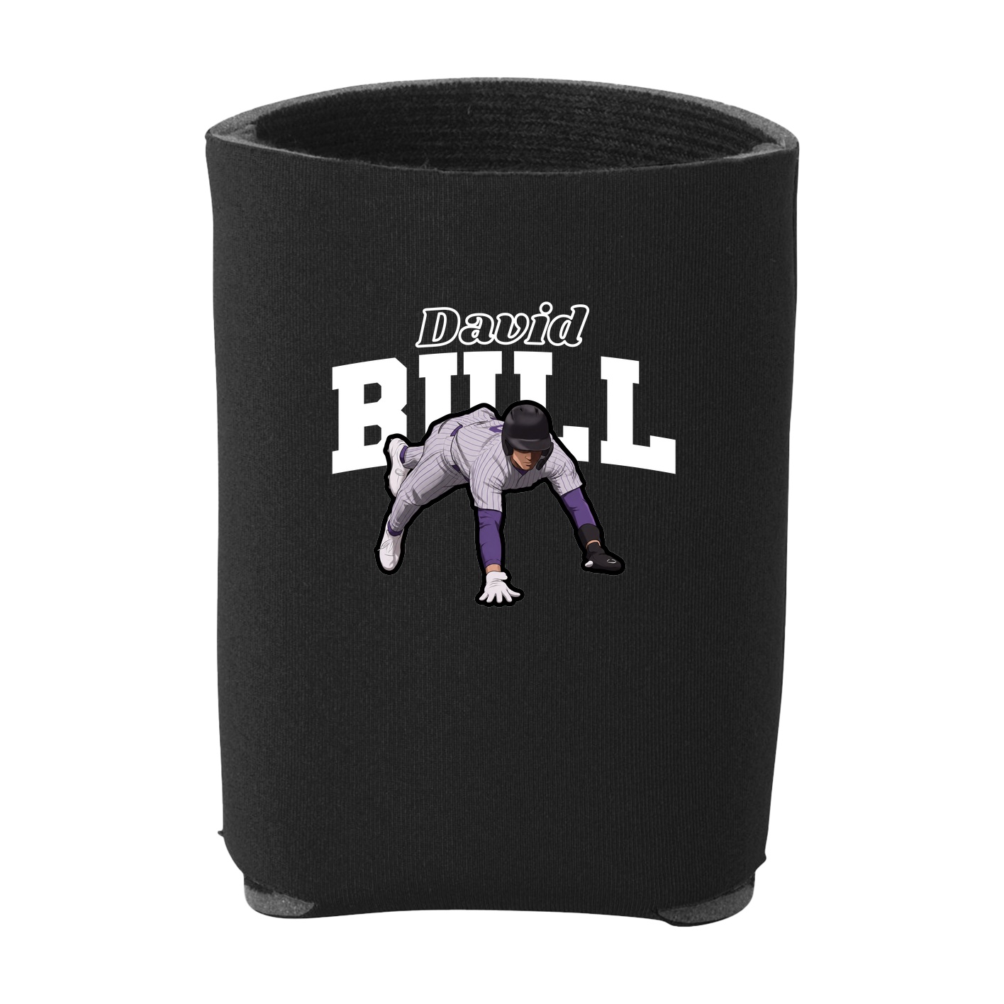 Can Holder — Name Arch in Black