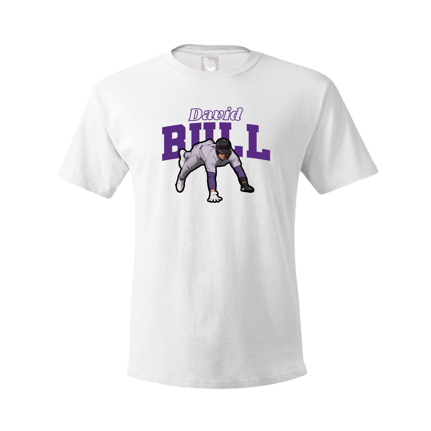 Tee — Name Arch in White